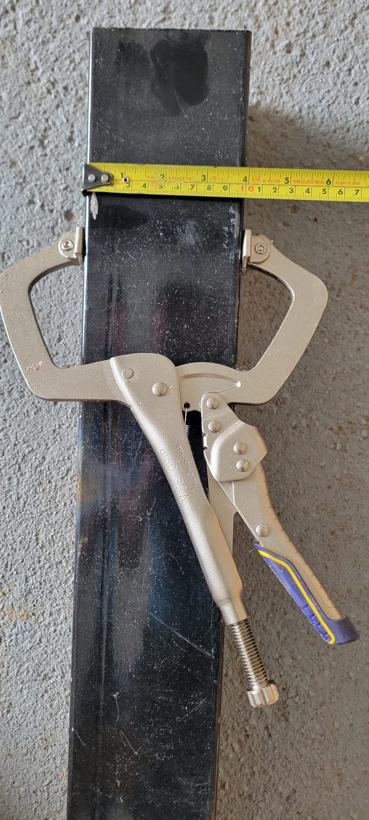 IRWIN VISE-GRIP Welding Pliers, Fast Release, C-Clamp with Swivel Pads, 11-Inch (IRHT82586) customer photo 2