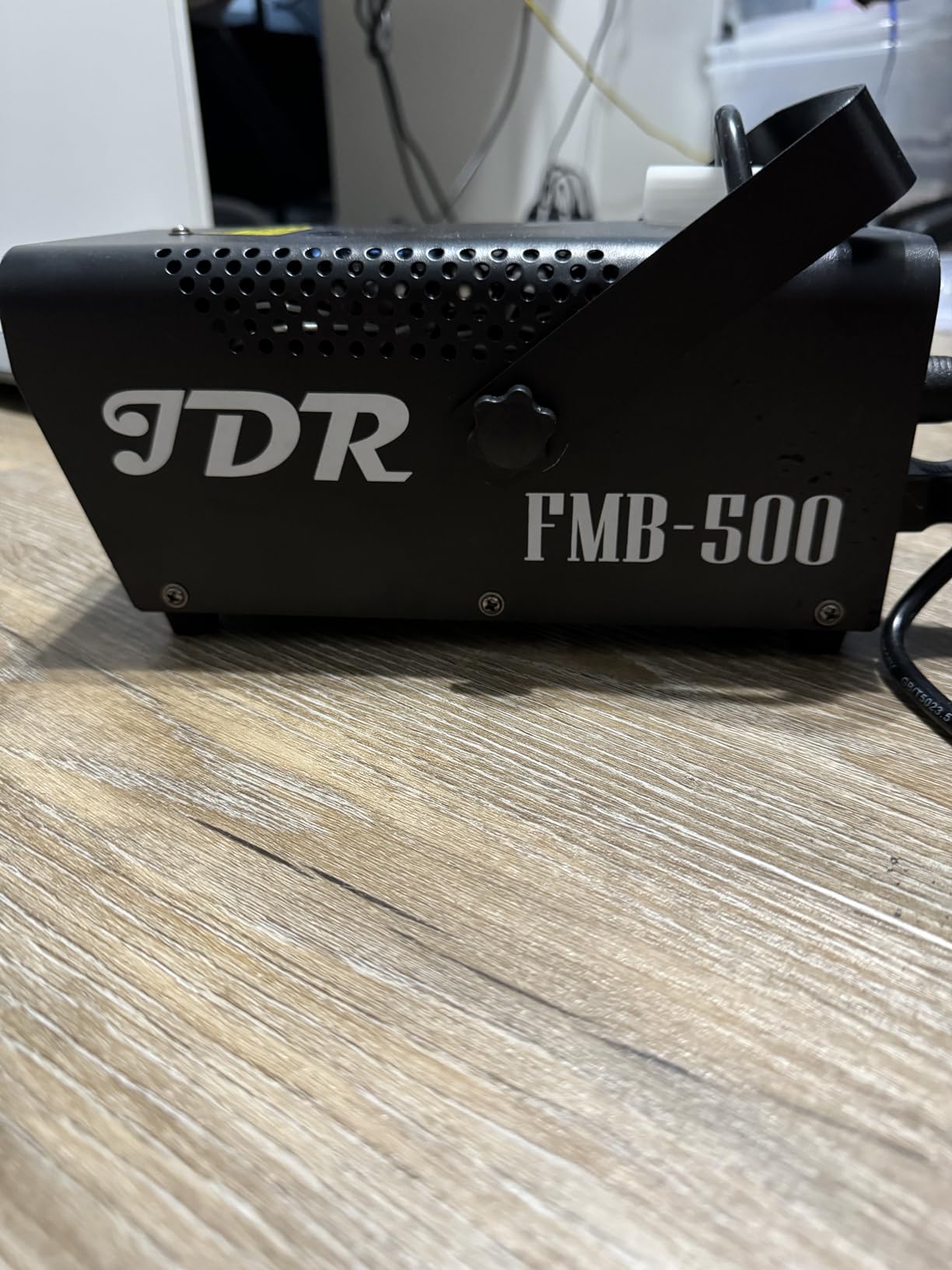 Fog Machine JDR Smoke Machine Controllable LED Light 500W and 2000CFM Fog Disinfection with Wireless and Wired Remote Control for Weddings, Halloween,Parties or Disinfection with Fuse Protection customer photo 1
