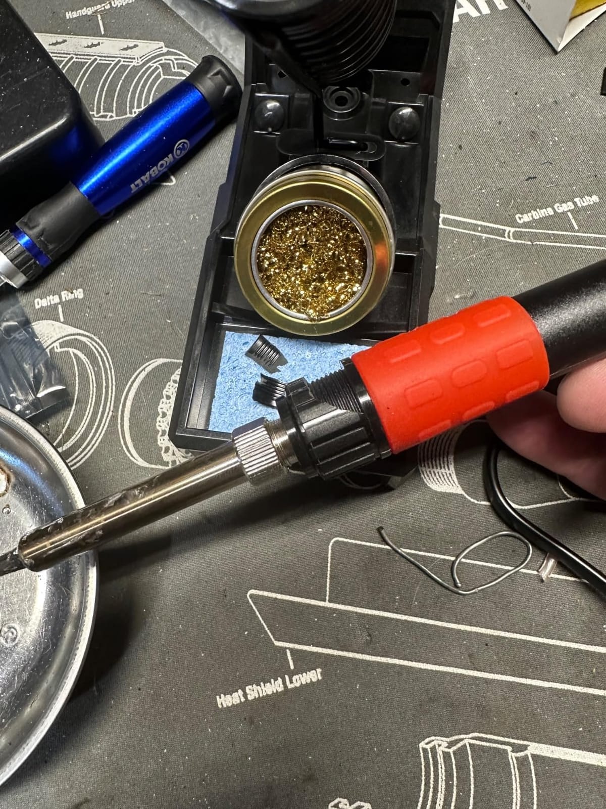 YIHUA 928D-III Soldering Iron,110W High Power, Fully Digital Display °F /°C- Temperature Control Soldering Tool, Accurate 194~896°F, with ON/OFF Switch, Iron Tip, Brass Wool, Automatic Sleep Mode customer photo 1