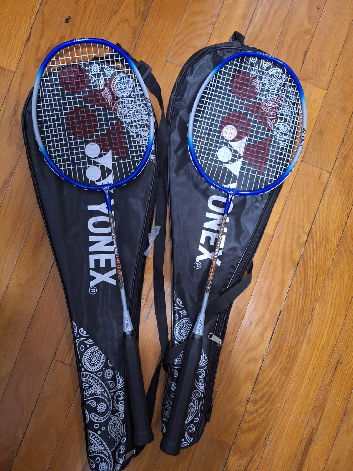 YONEX ZR 100 Light Aluminum Blend Badminton Racquet with Full Cover, Set of 2 customer photo 2