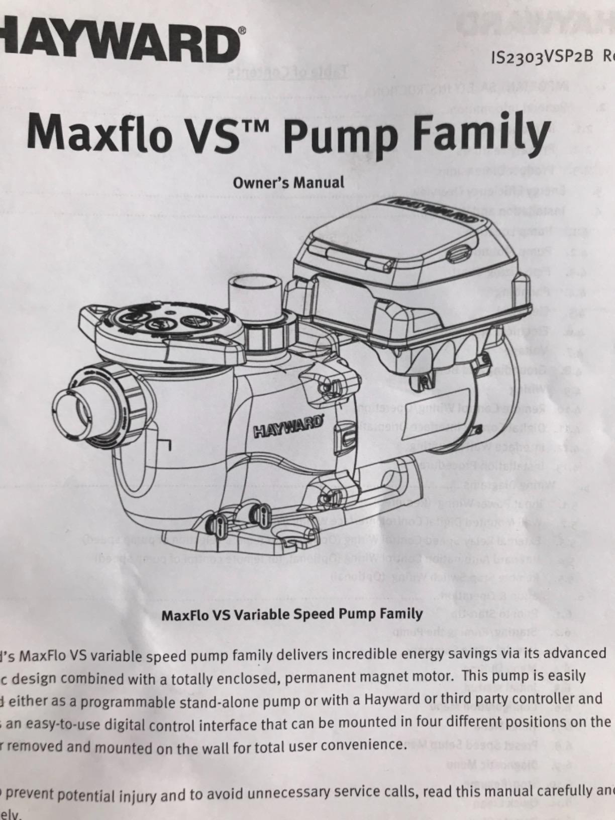 Hayward W3SP2303VSP MaxFlo VS Variable-Speed Pool Pump, Black customer photo 1