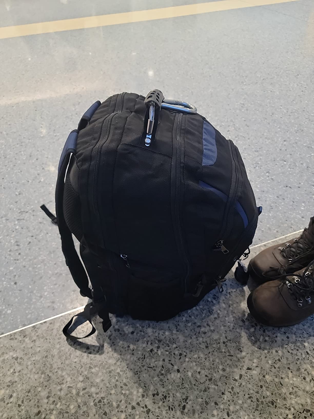 18.4 Laptop Backpack for Men, 55L-60L Extra Large Backpack for Travel Work customer photo 1