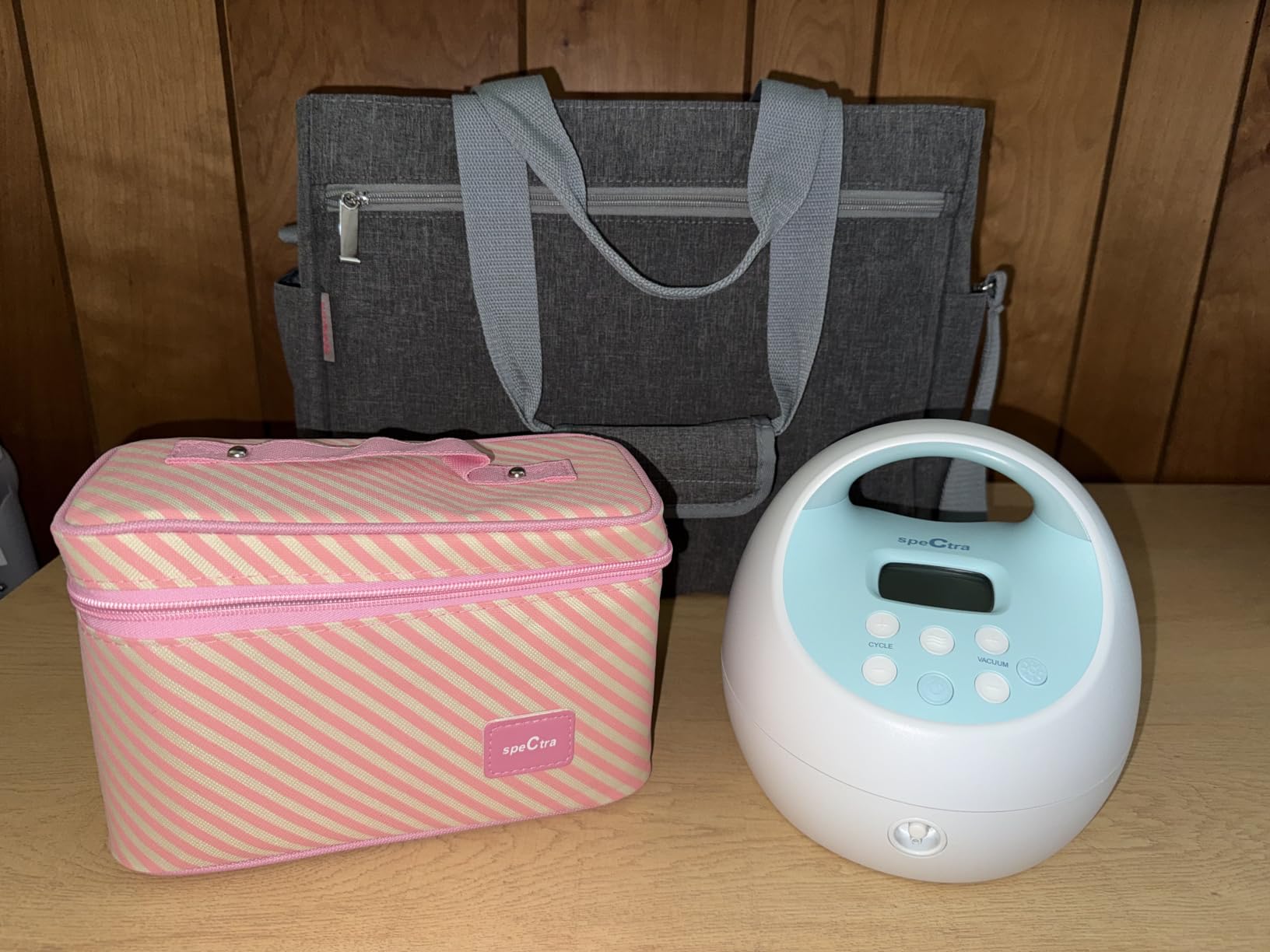Spectra Baby S1 Plus Electric Breast Milk Pump with Tote, Bottles & Cooler | Portable Rechargeable Electric Breast Pump Bundle with Tote Bag, Breast Milk Bottles & Cooler for Baby Feeding customer photo 1