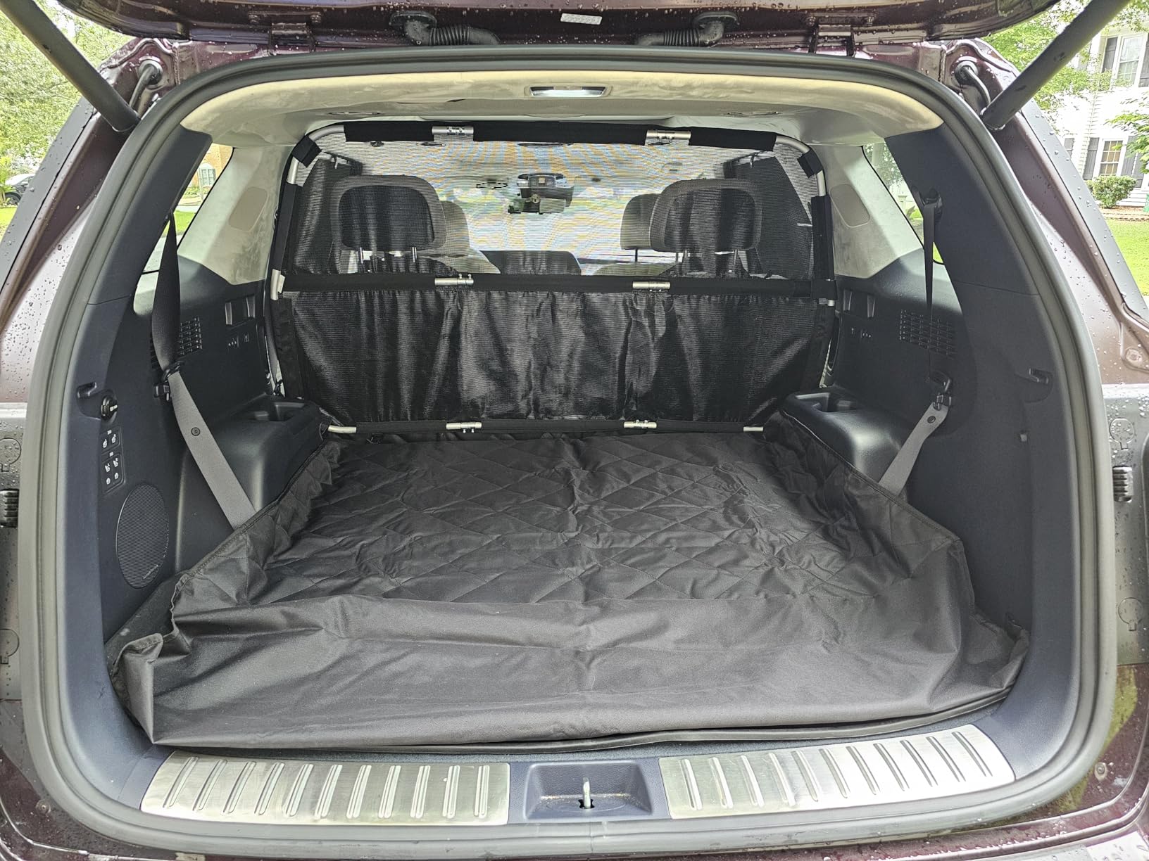 F-color SUV Cargo Liner for Dogs - Waterproof Dog Car Cover for SUV customer photo 1