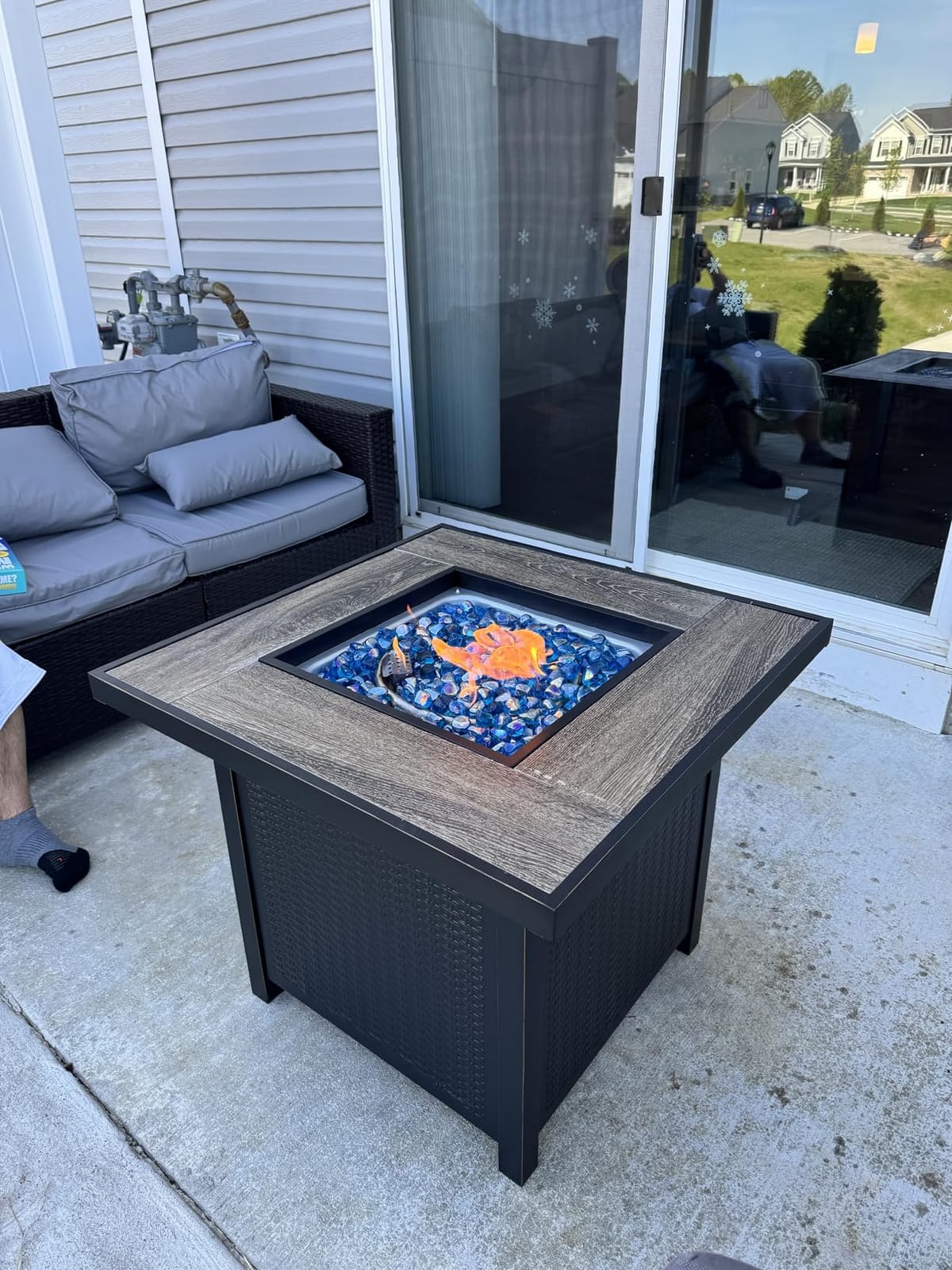 BALI OUTDOORS 50000 BTU Propane Fire Pit for Outdoor customer photo 1