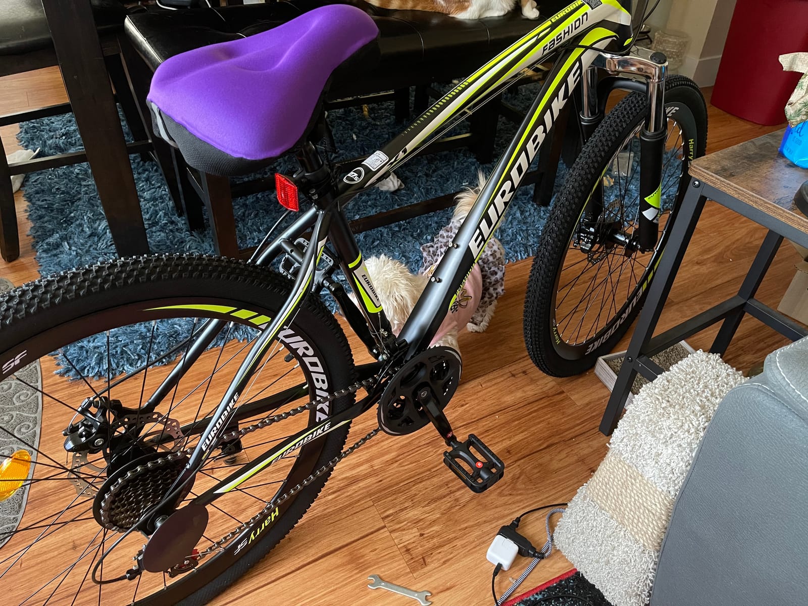 EUROBIKE OBK 27.5 Wheels Mountain Bike Daul Disc Brakes 21 Speed Mens Bicycle Front Suspension MTB (Red Aluminium Rims) customer photo 1