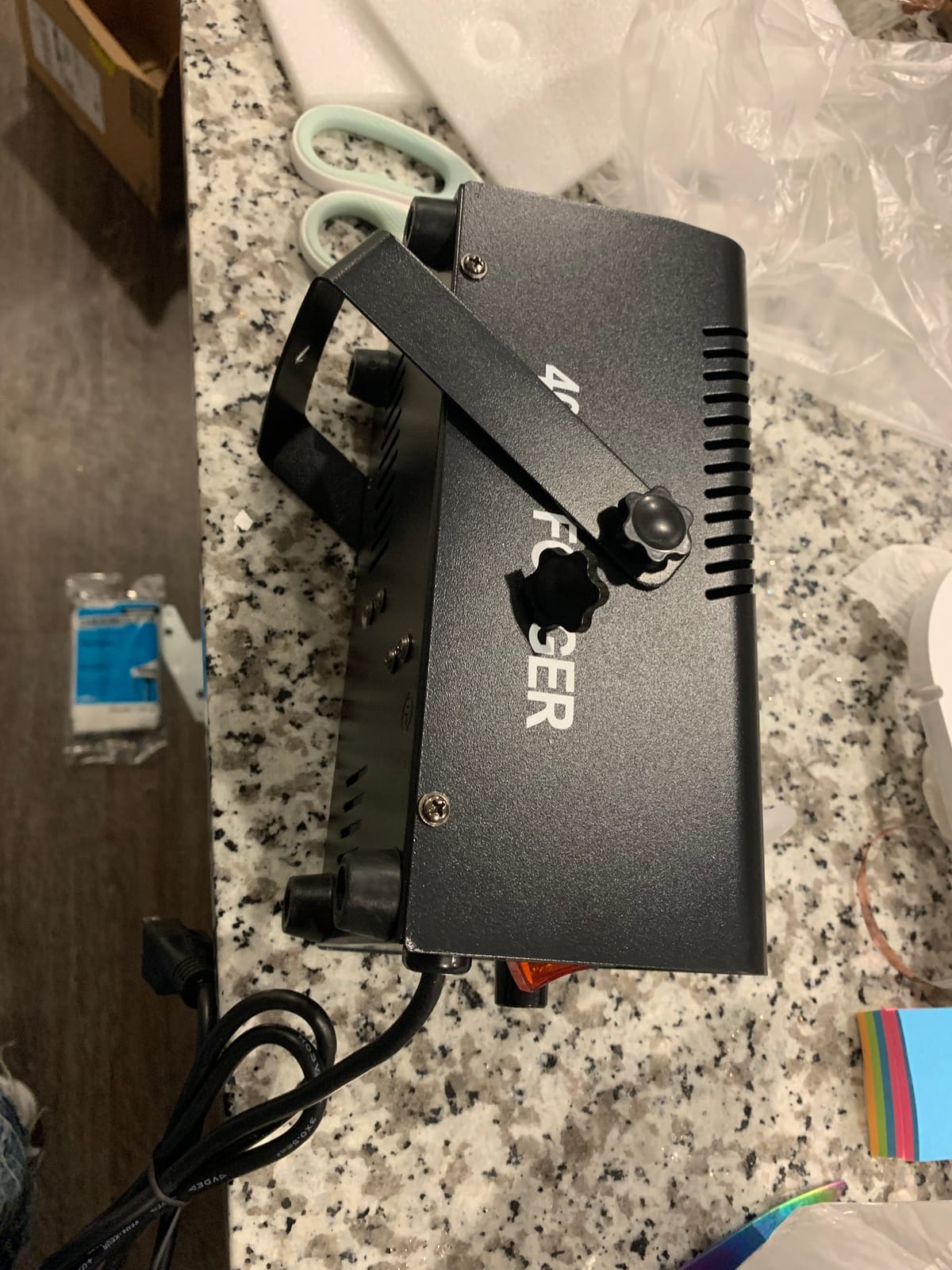 VIRFUN Fog Machine, Smoke Machine with Remote Control for Halloween, Party customer photo 2