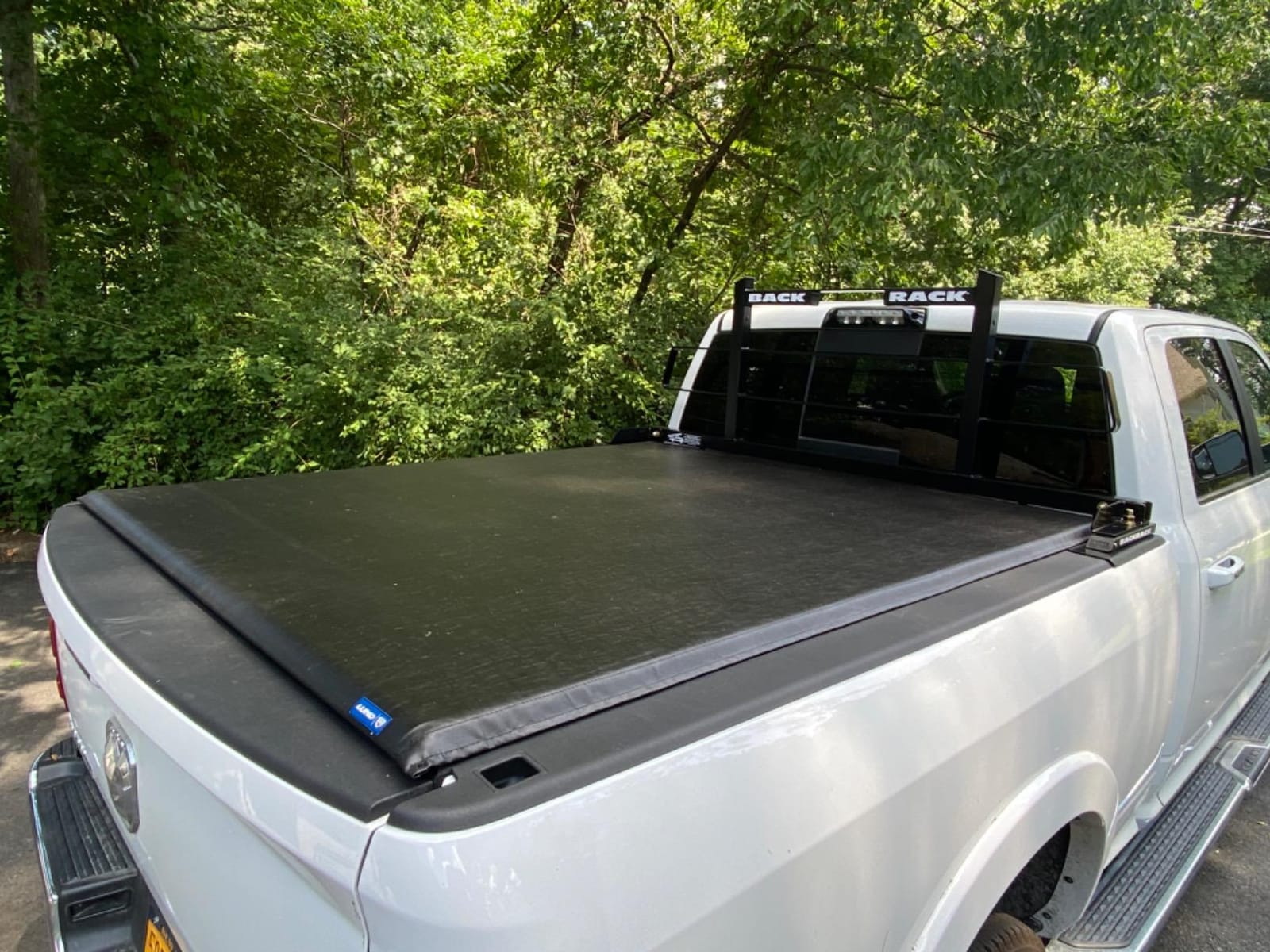 RealTruck BACKRACK Original Rack Frame Only | Black, No Drill | 15020 | Fits 2020-2025 Chevrolet/GMC Silverado/Sierra 2500/3500 HD; 2002-2025 Dodge RAM 1500; 2019-2025 Dodge RAM 2500/3500 & Others customer photo 2