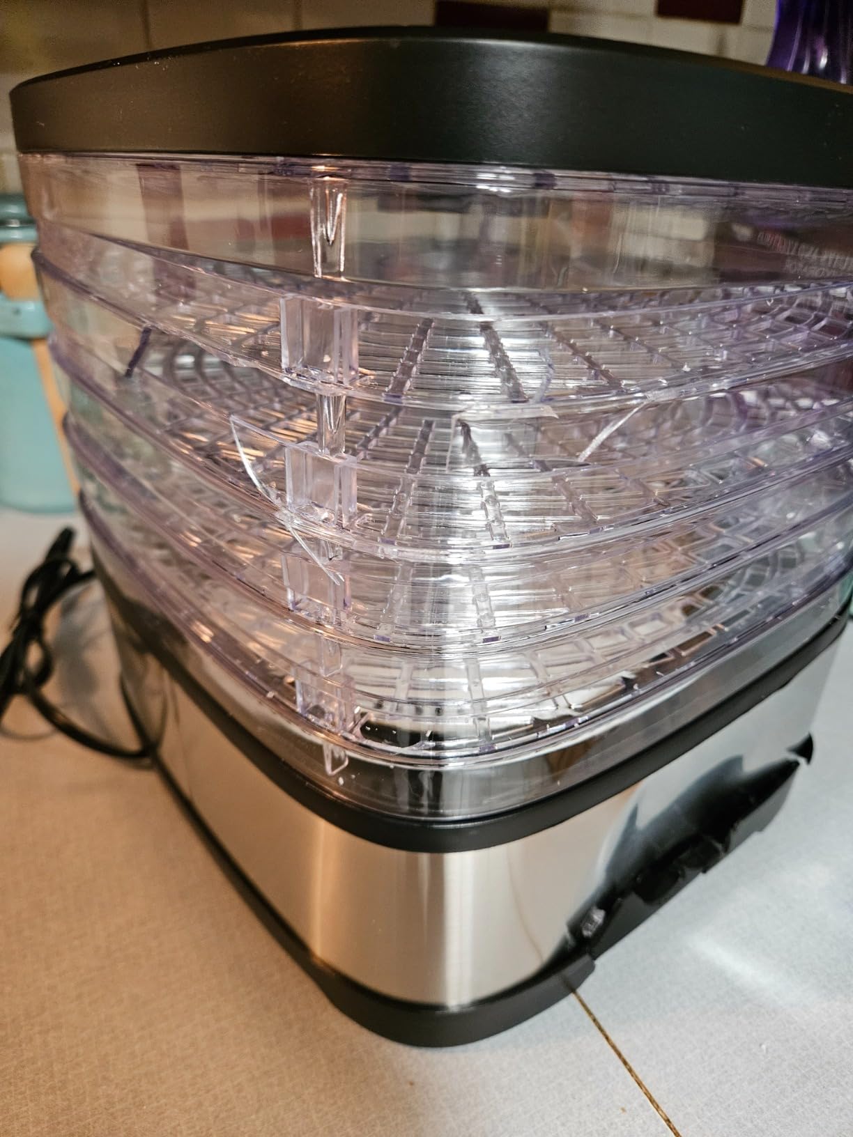 OSTBA Food Dehydrator, 5 Trays, 240W Dryer for Jerky, Fruit & Veggies customer photo 1