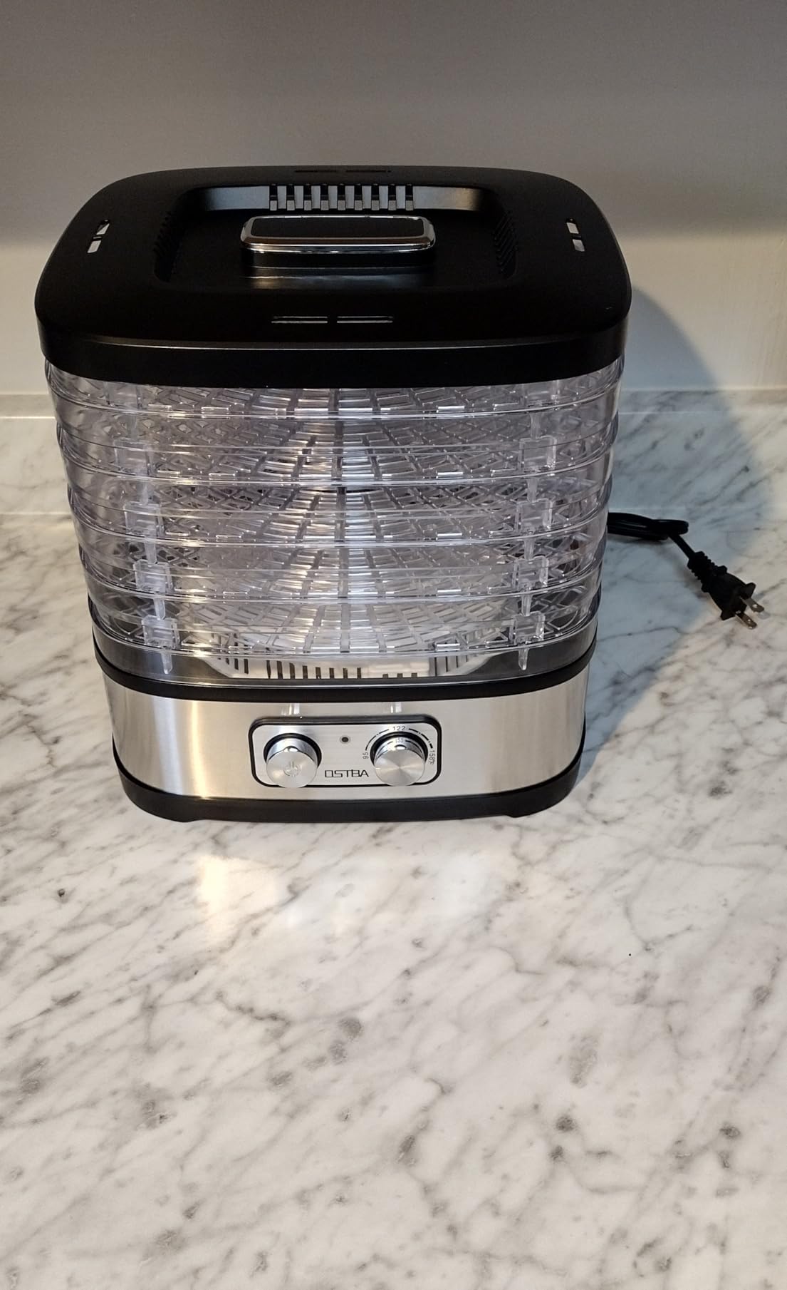 OSTBA Food Dehydrator, 5 Trays, 240W Dryer for Jerky, Fruit & Veggies customer photo 2