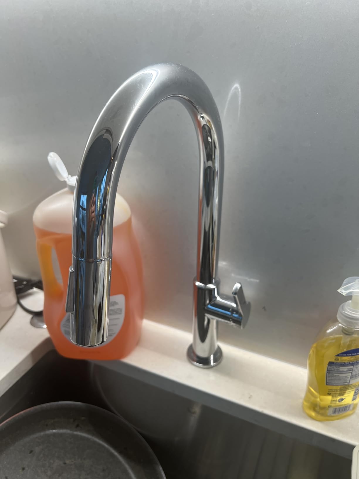 KRAUS Spot Free Stainless Steel Pull Down Kitchen Faucet KPF-2820SFS customer photo 2