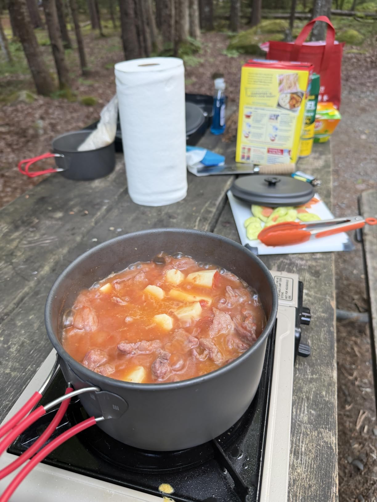 ALOCS Camping Cookware Set Camping Gear Compact Camping Pots and Pans Set customer photo 2