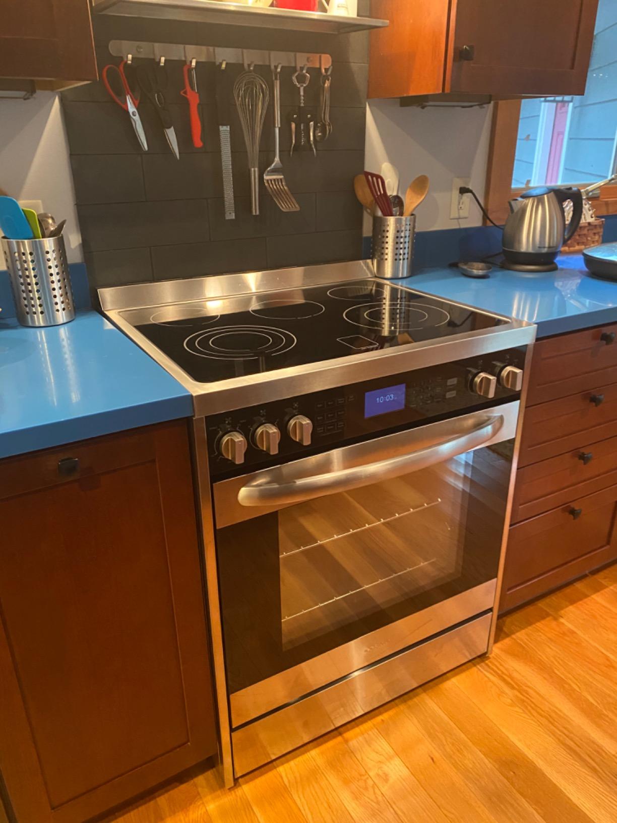 30 in. Vista Collection 5 cu. ft. 5 Burner Electric Range, Stainless Steel customer photo 1