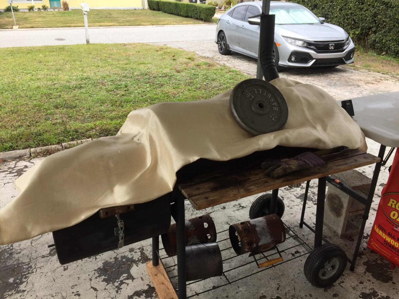 Welding Blanket - 6ft x 6ft, 850GSM Fiberglass Welding Blanket for Smokers with Brass Grommets, Heavy Duty Fireproof Welders Mat for Industrial, Smoker, Grill and Camping customer photo 1