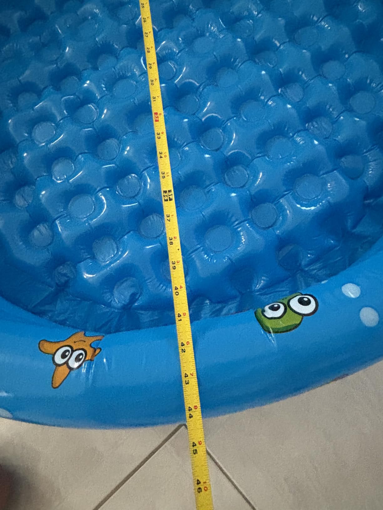 Garden Round Inflatable Baby Swimming Pool, Portable Inflatable Child/Children Little Pump Pool,Kiddie Paddling Pool Indoor&Outdoor Toddler Water Game Play Center for Kids/Girl/Boy customer photo 2