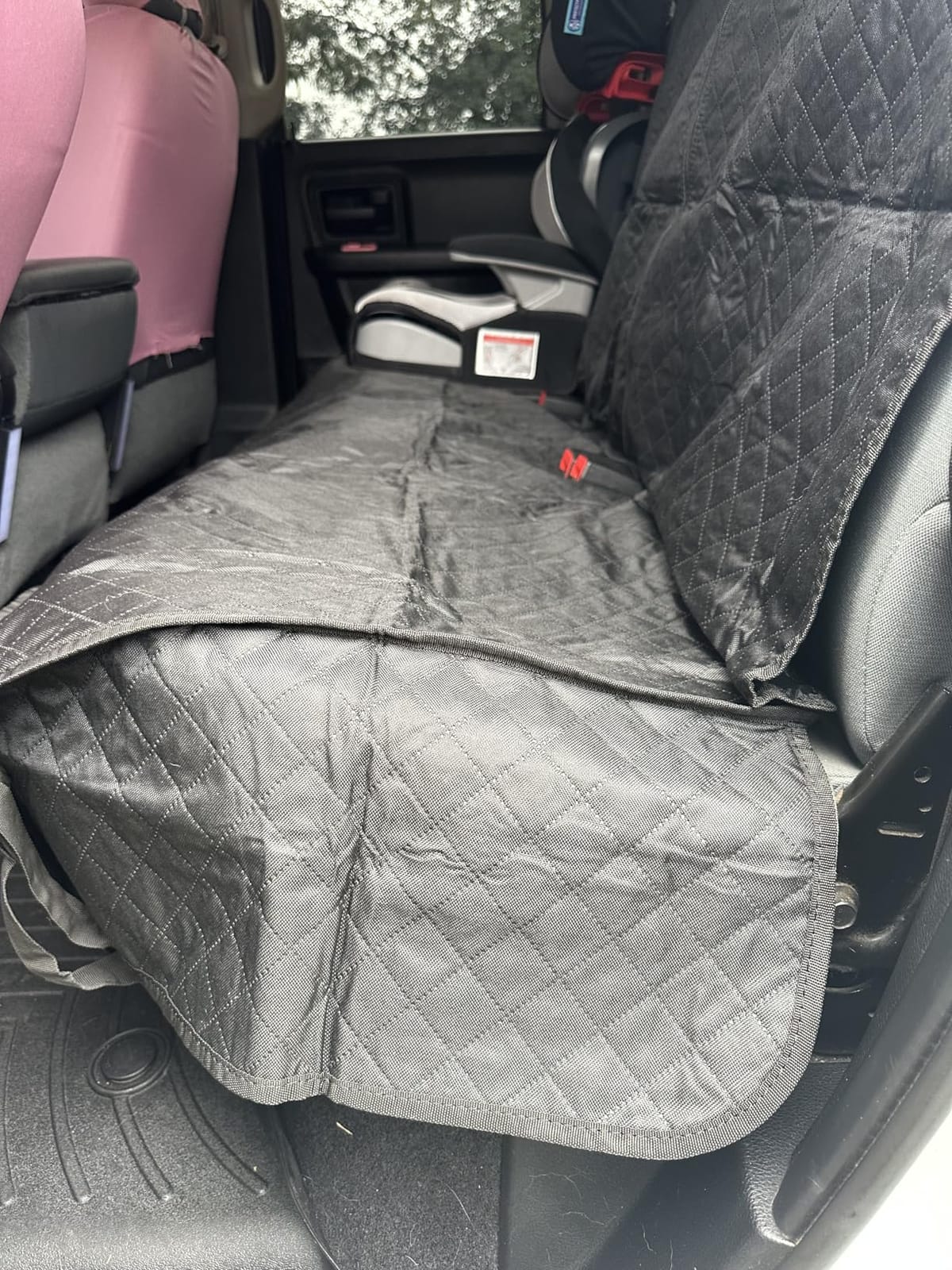 Honest Dog Car Seat Covers, Dog seat Cover with Side Flap for Cars, Trucks, and Suv's - Waterproof & Nonslip Pet Seat Cover for Backseat customer photo 1