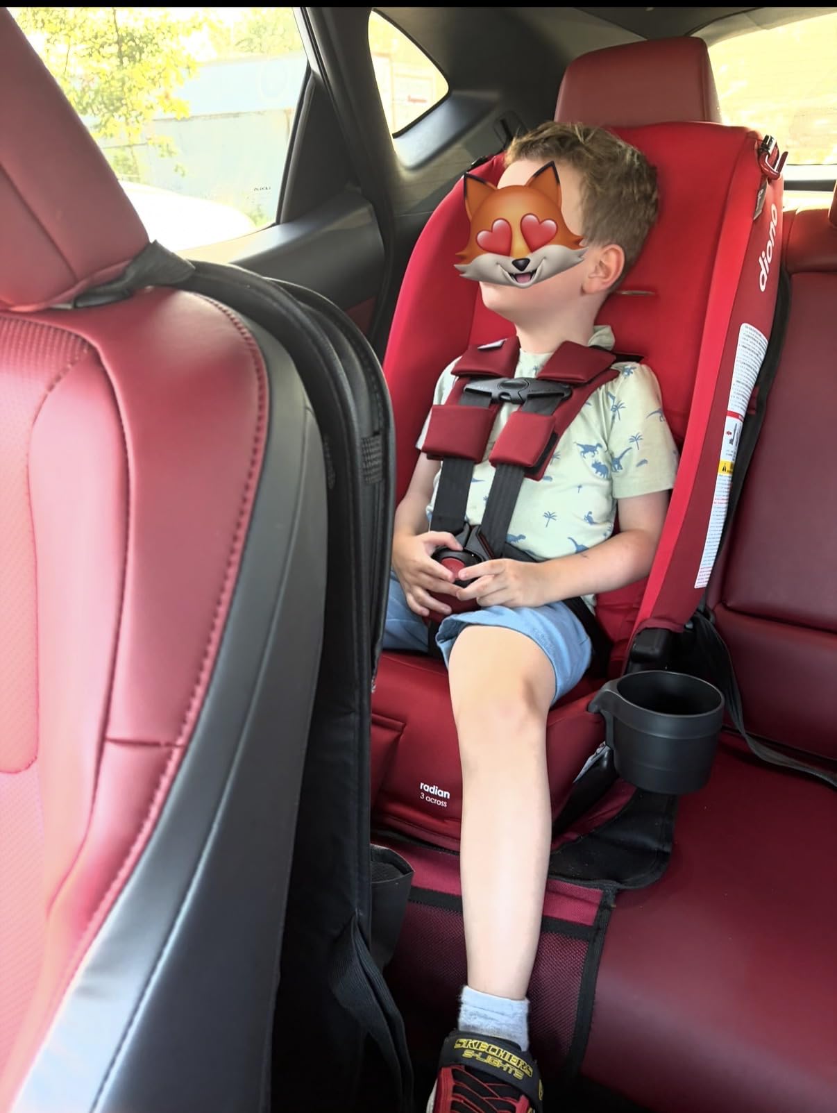 Diono Radian 3R, 3-in-1 Convertible Car Seat, Rear Facing & Forward Facing, 10 Years 1 Car Seat, Slim Fit 3 Across, Jet Black customer photo 1