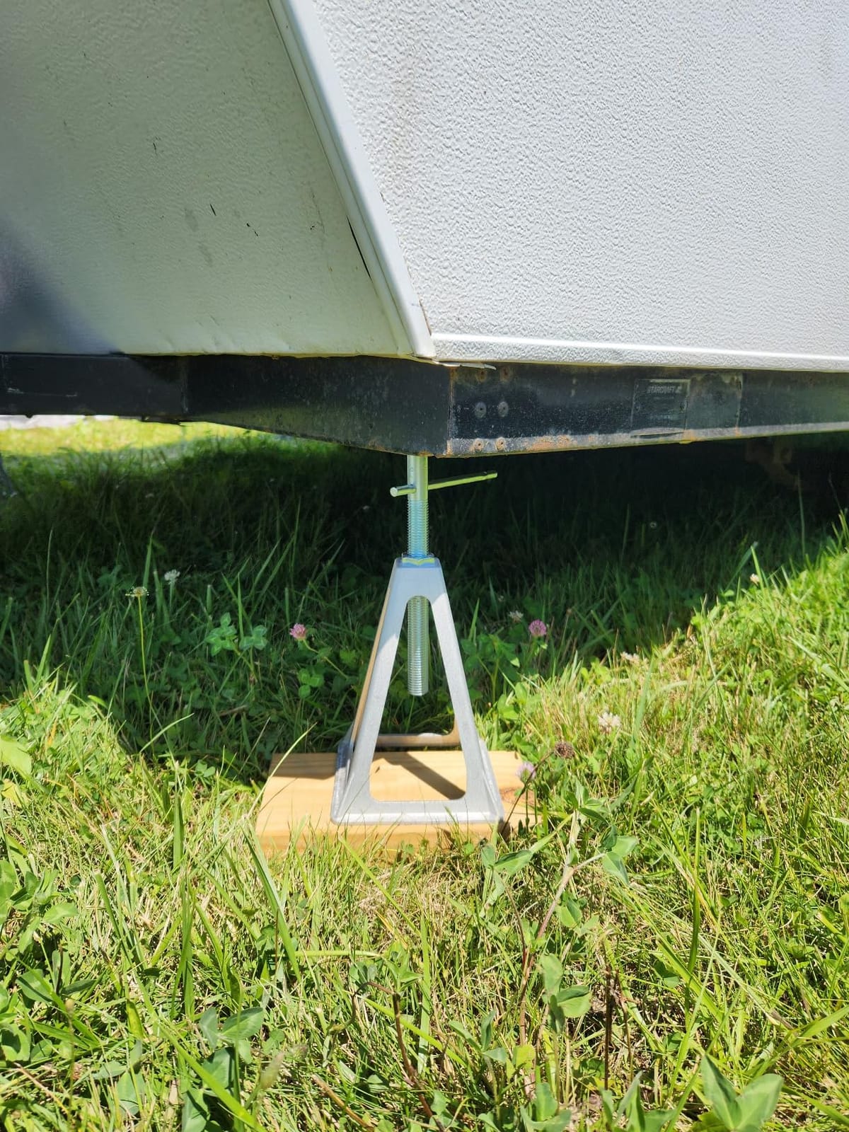 RVGUARD RV Stack Jacks 4 Pack, 6000 Lbs Aluminum Stabilizer Jacks customer photo 1