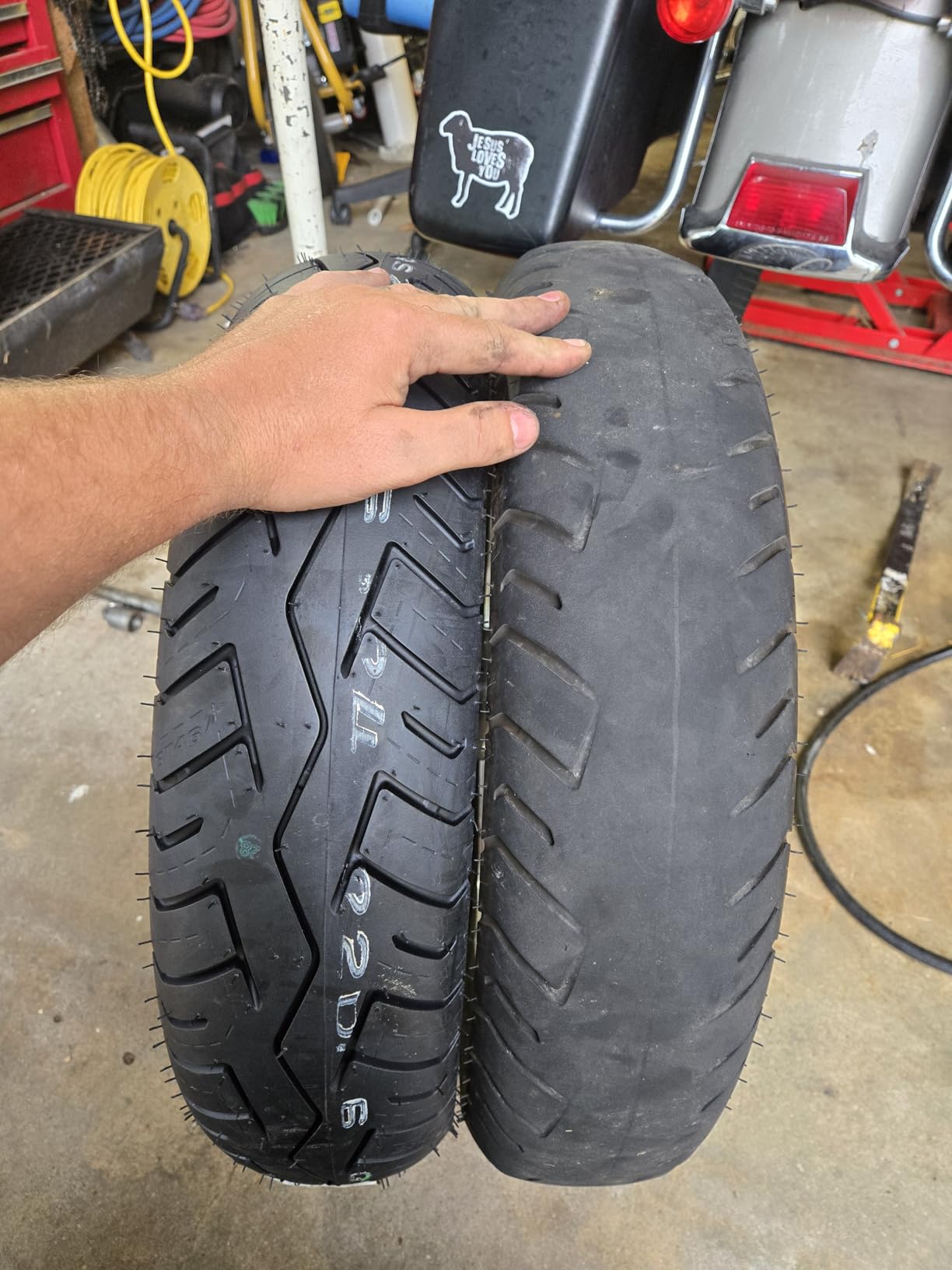 Bridgestone Battlax BT46 Rear Tire (4.00-18 (11647)) customer photo 1