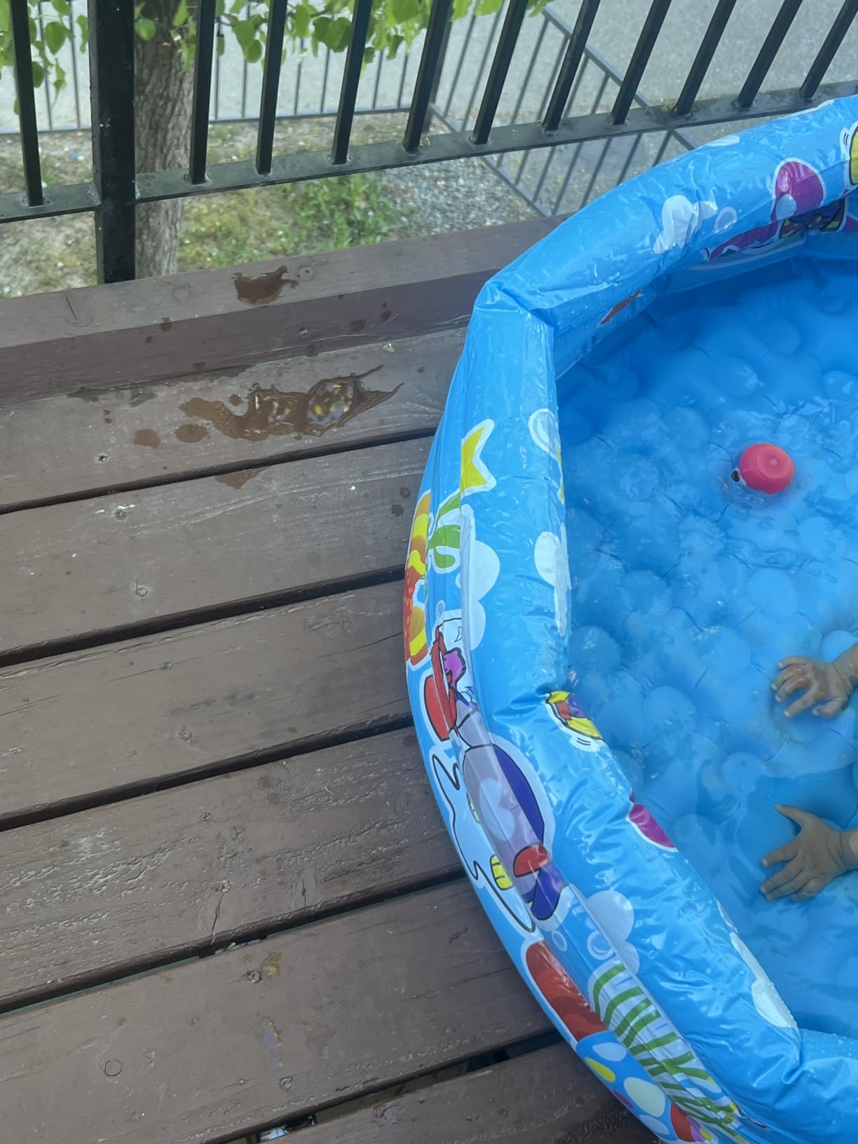 3 Rings Kiddie Pool for Toddler, 48”X12”,Kids Swimming Pool, Inflatable Baby Ball Pit Pool, Small Infant Pool (Blue) customer photo 2