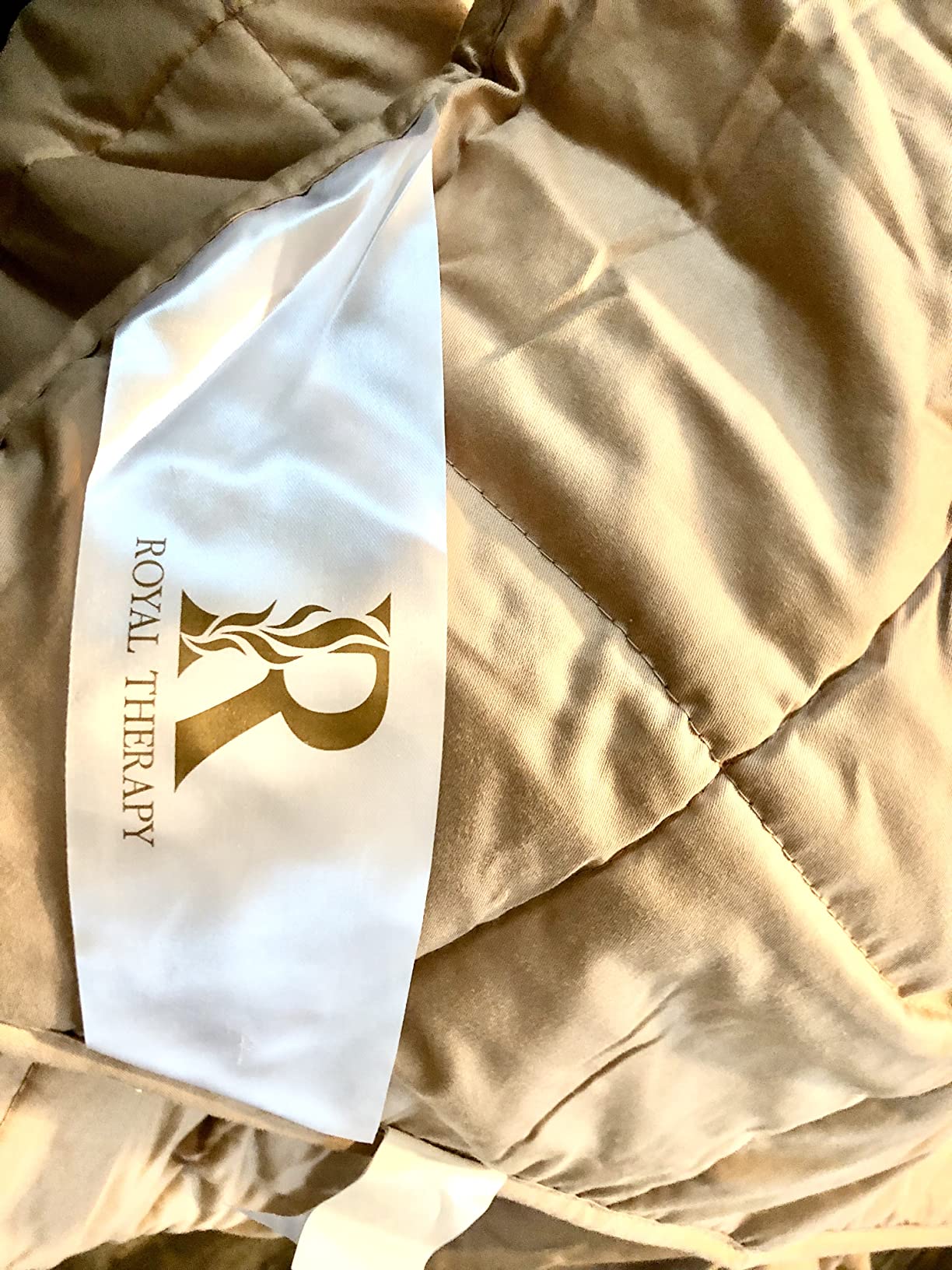 Royal Therapy Weighted Blanket - Heavy 100% Cotton Blankets with Premium Glass Beads (80