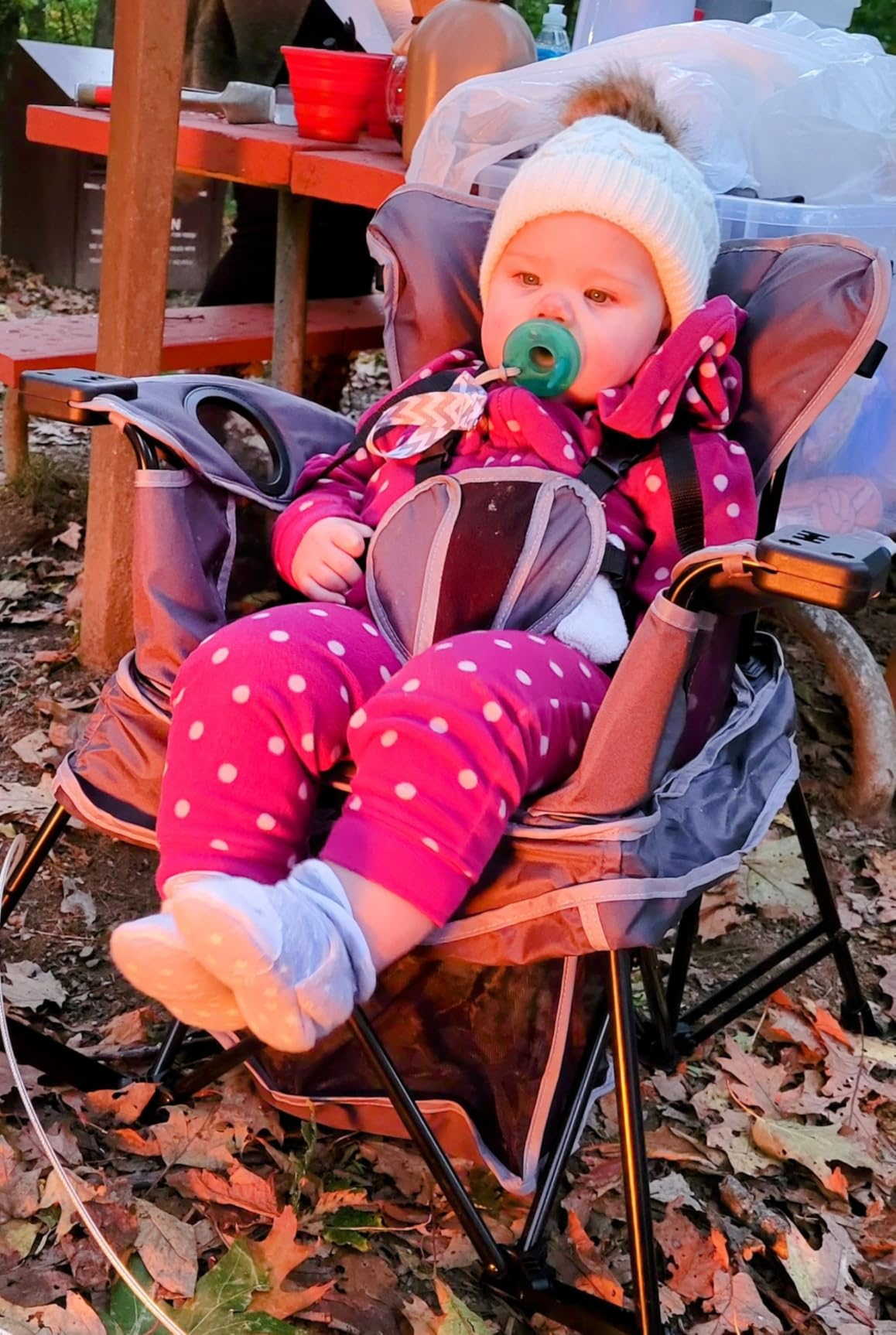 Baby Delight Go with Me Venture Portable Chair | Indoor and Outdoor | Sun Canopy | 3 Child Growth Stages | Carbon Camo customer photo 1