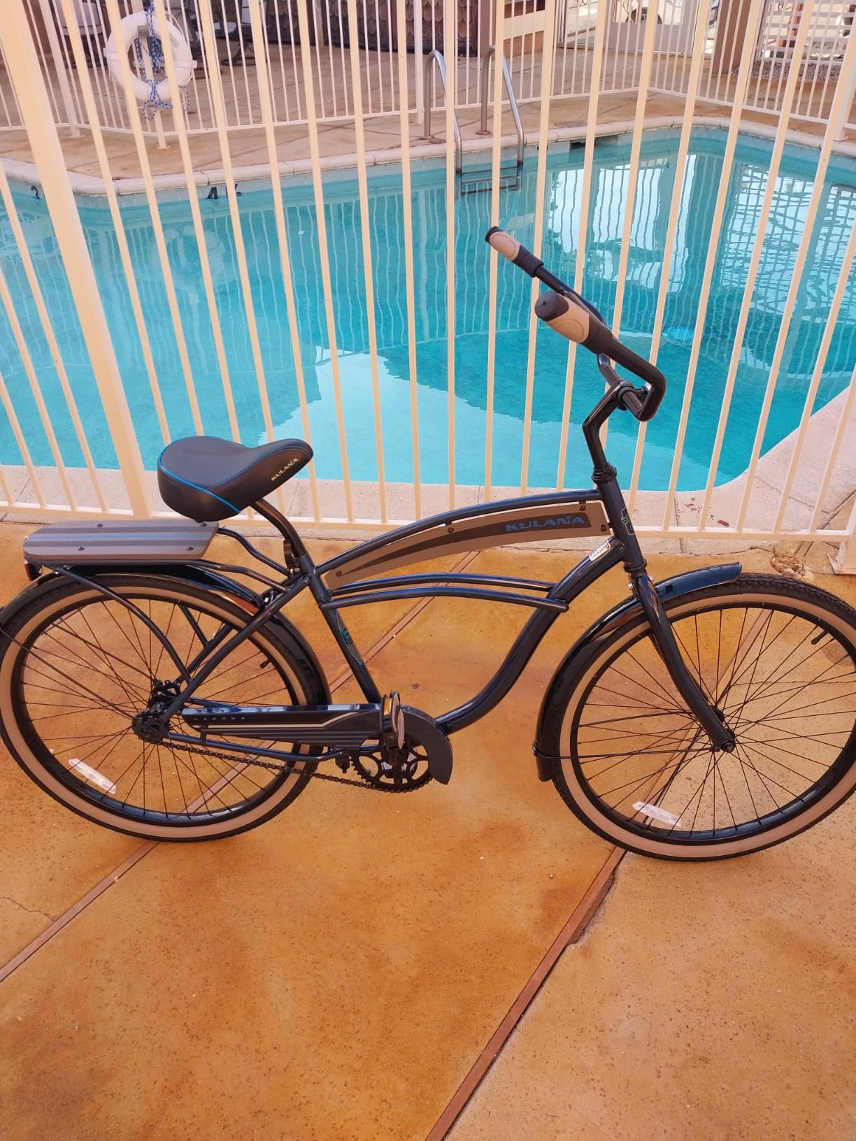 Kulana Lakona Shore, Tide or Wave Cruiser Bike, 20, 24 or 26 Inch Bike for Adults and Youth, 7 or Single Speed Beach Cruiser Bicycle, Rear Coaster Brake, Extra Wide, Cushioned Seat, Fenders customer photo 1