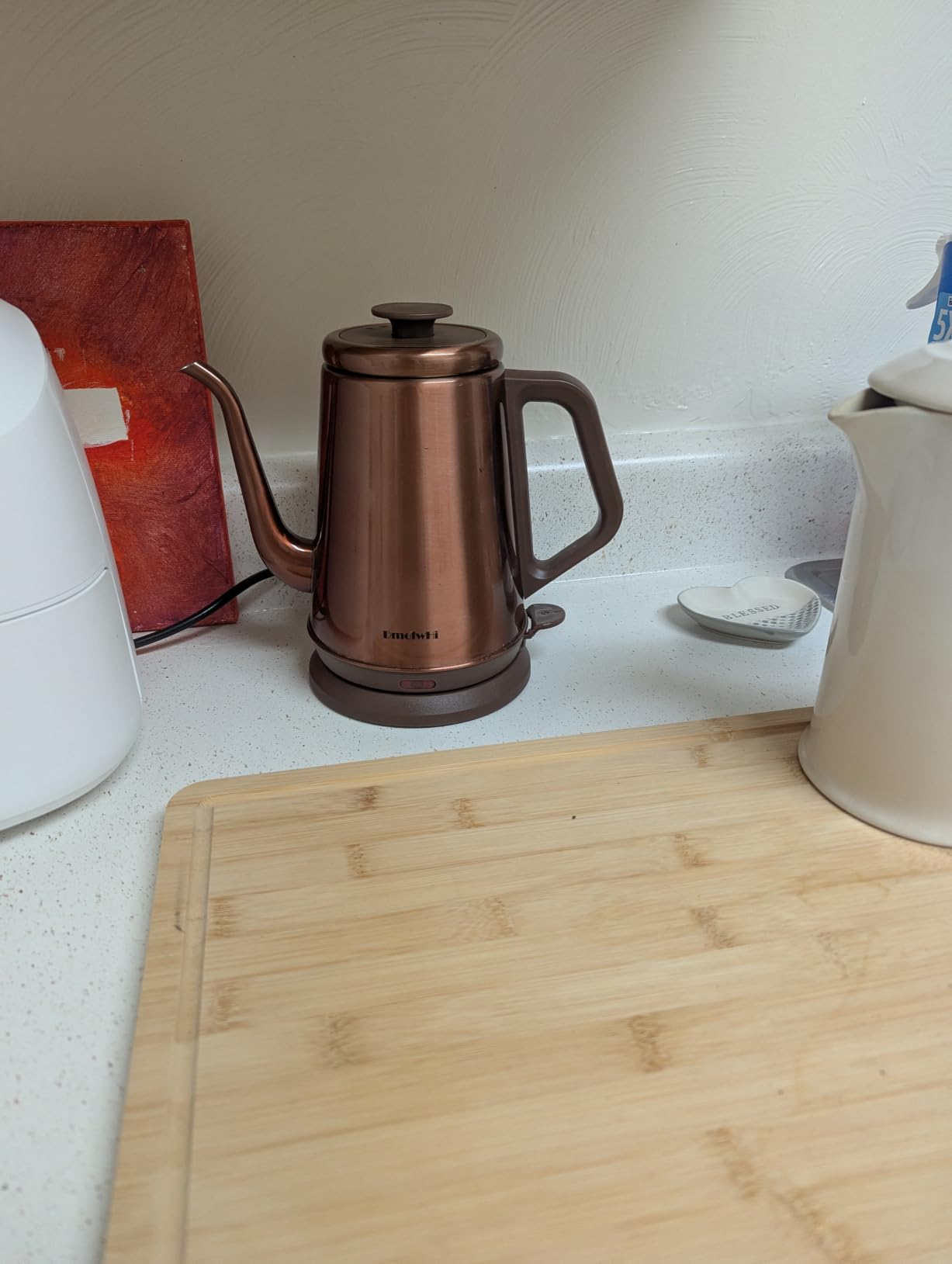 DmofwHi Gooseneck Electric Kettle(1.0L), 100% Stainless Steel BPA Free Classic Pour Over Coffee Kettle | Tea Kettle - Green customer photo 1