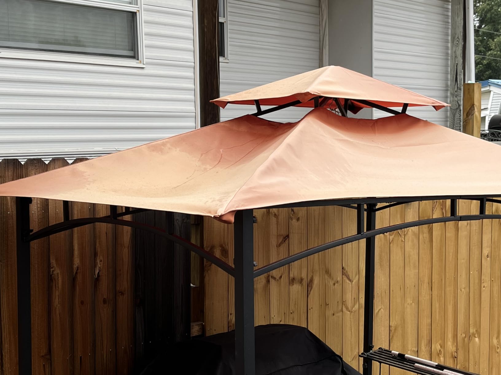 ABCCANOPY 8x5 Grill Gazebo BBQ Shelter with 2 LED Lights, Dark Gray customer photo 1