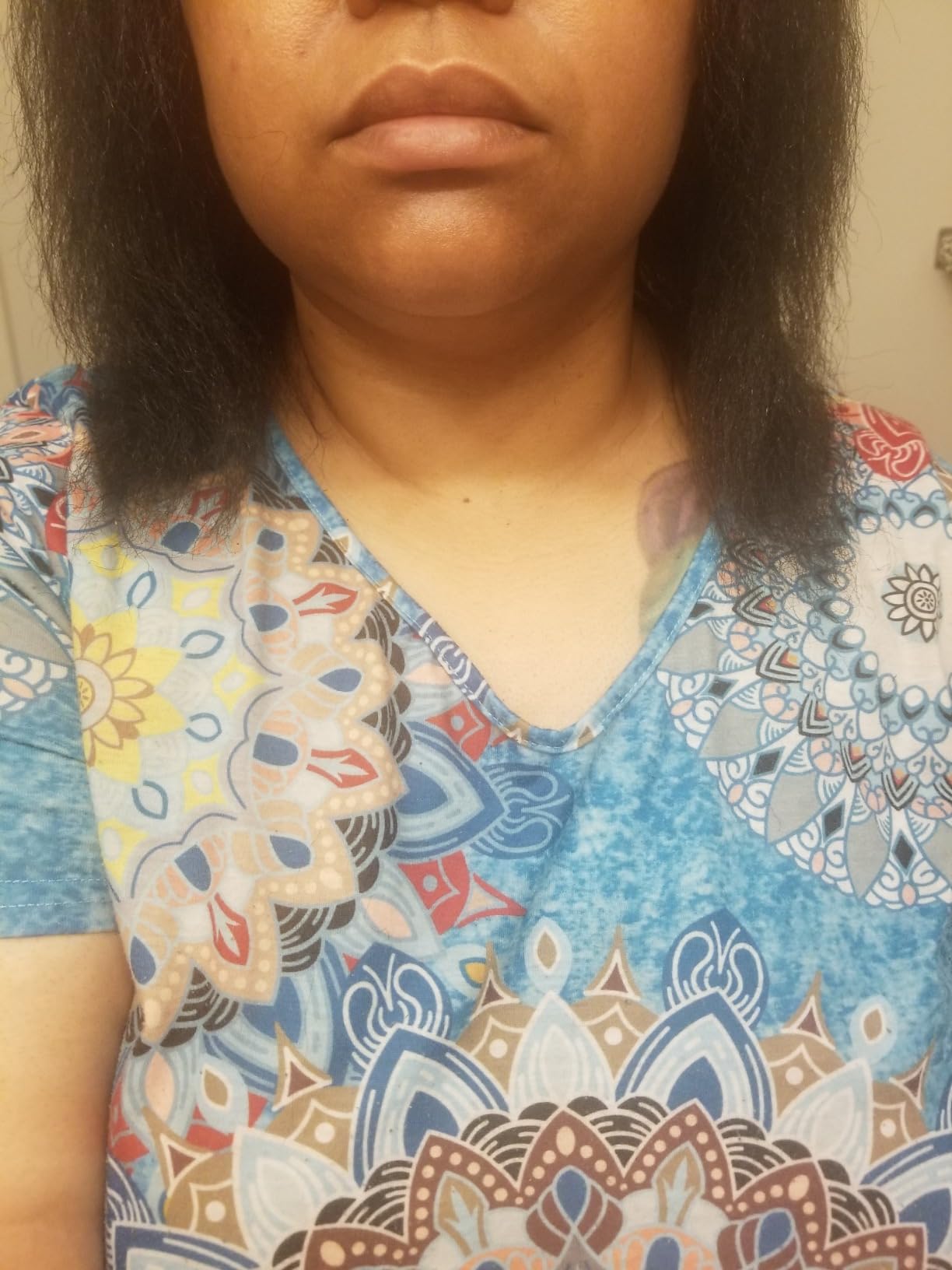 VANESSA PRO Flat Iron Hair Straightener, 100% Pure Titanium Flat Iron for One Pass to Achieve a Sleek Look, Curls Beautifully & Straightens Well - 1 inch customer photo 1