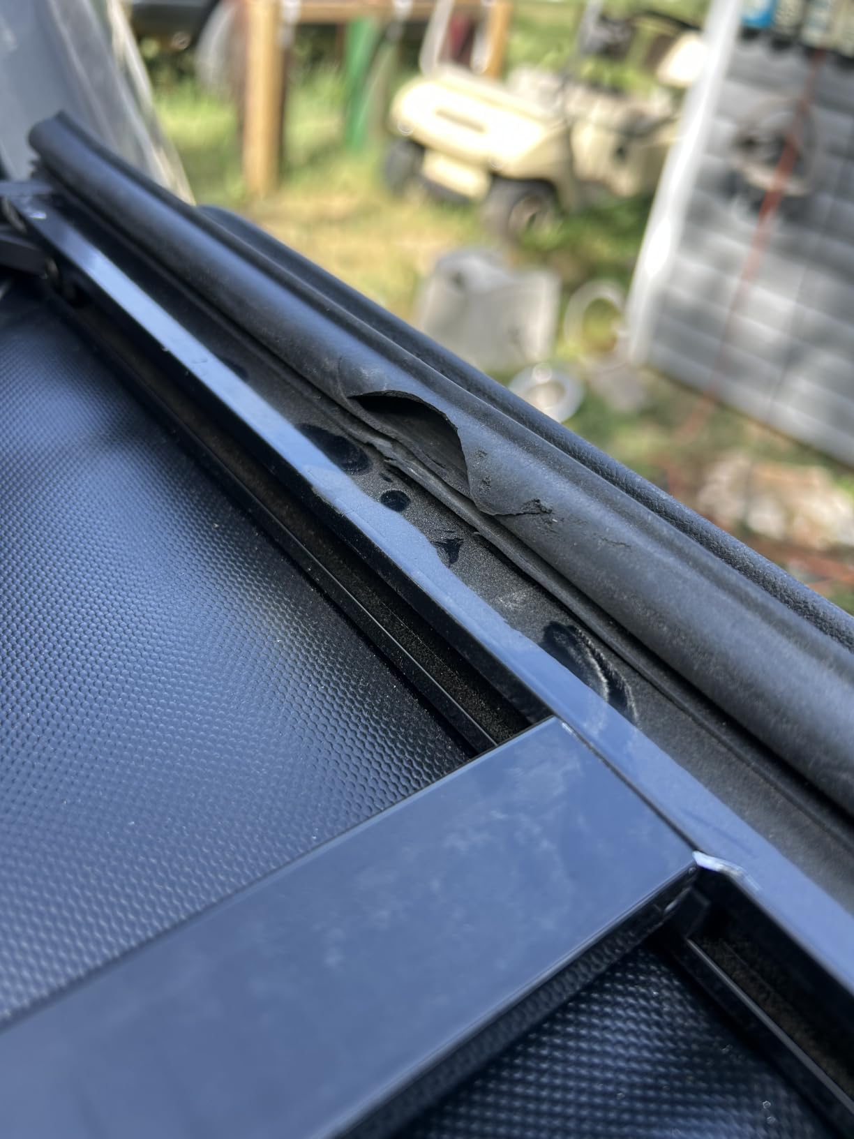 MOSTPLUS 5.5FT Tri-Fold Soft Truck Bed Tonneau Cover On Top Compatible with Ford F150 2015-2025 2026 F-150 Bed 3 Fold Styleside (67Inch) customer photo 1