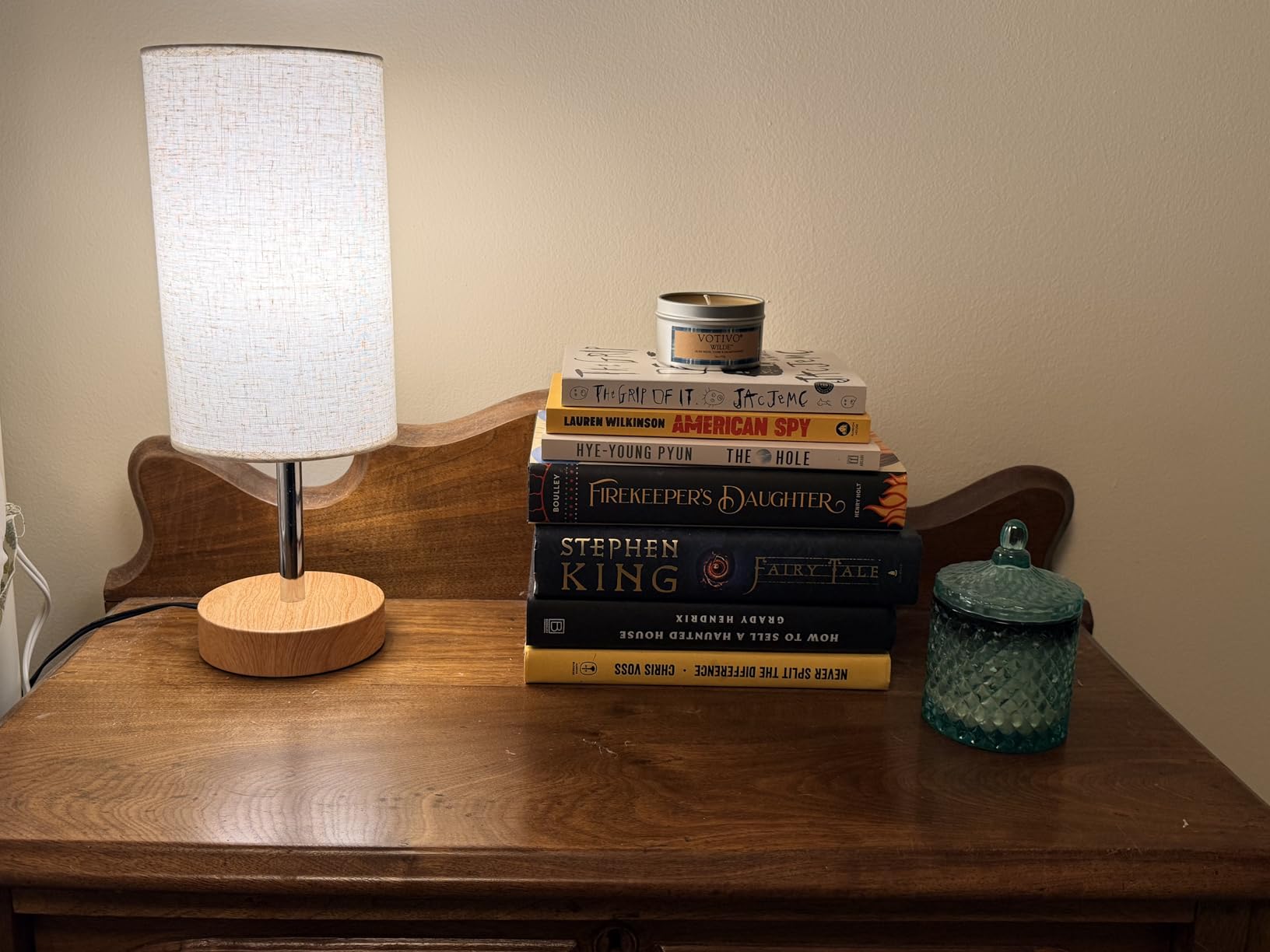 Yarra-Decor Bedside Table Lamp with USB Ports, Touch Dimmable Nightstand customer photo 2