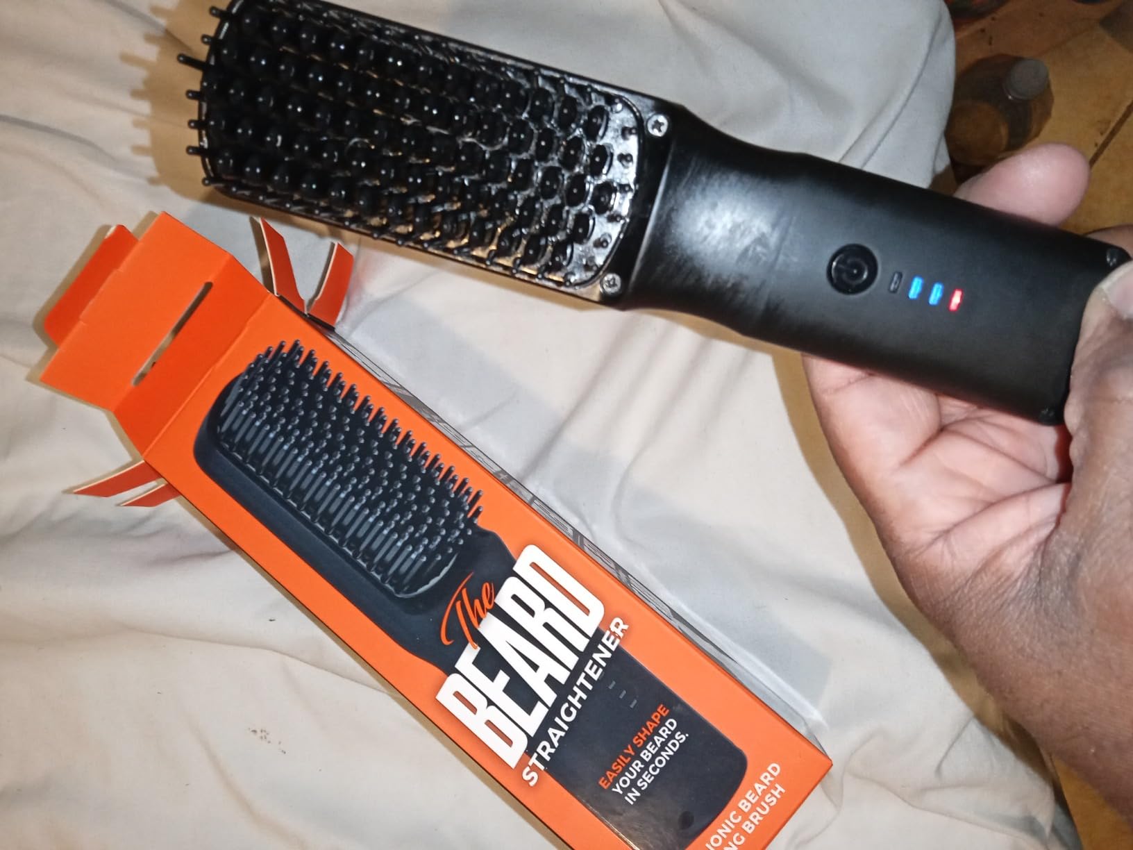 Wild Willies Beard Straightener Brush & Hot Comb - Tourmaline Ceramic customer photo 2