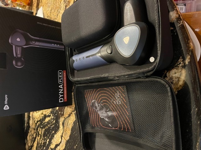 Lifepro Dyna Mini Percussion Travel Massage Gun with 4 Speeds, USB-C & Case customer photo 2