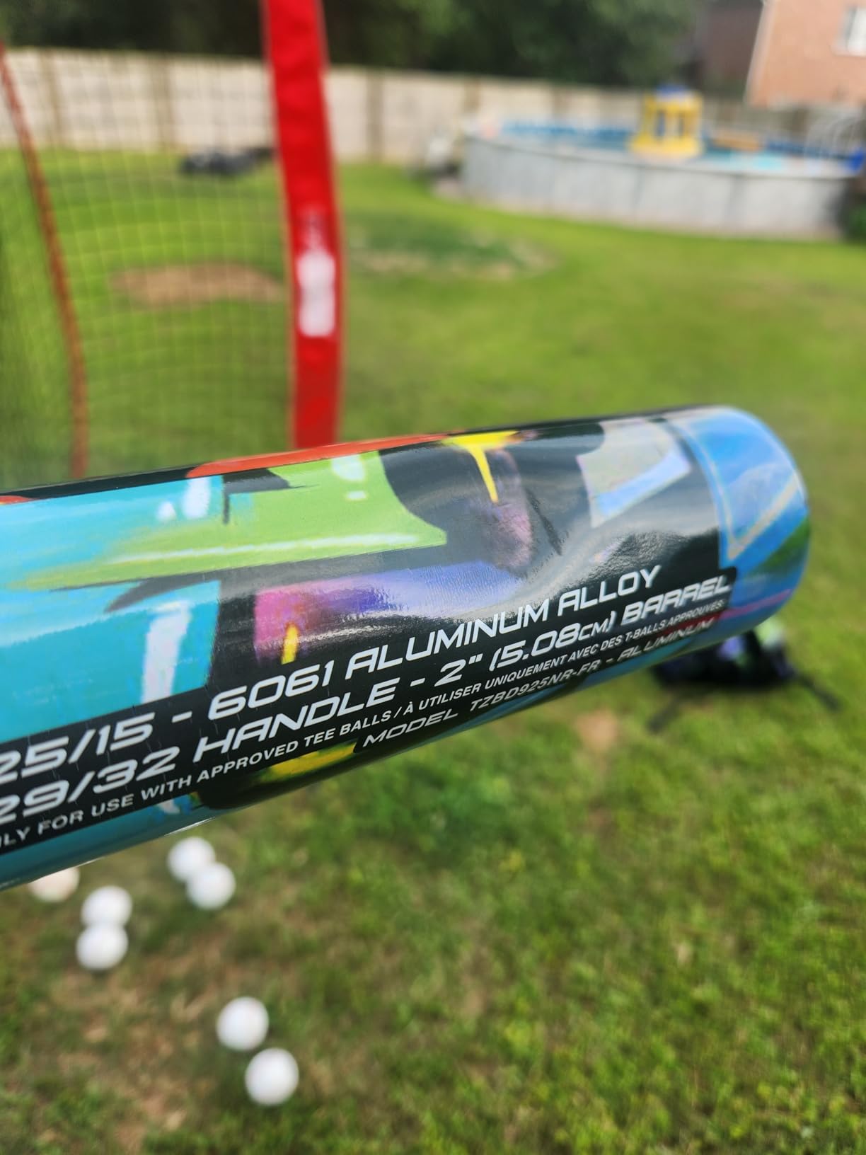 Ortiz34 Youth T-Ball Set, 25” Signature Aluminum T-Ball Bat with -10 Drop, Foam Core T-Ball, 9” Lightweight Youth Glove, Vibrant Graffiti Print customer photo 2