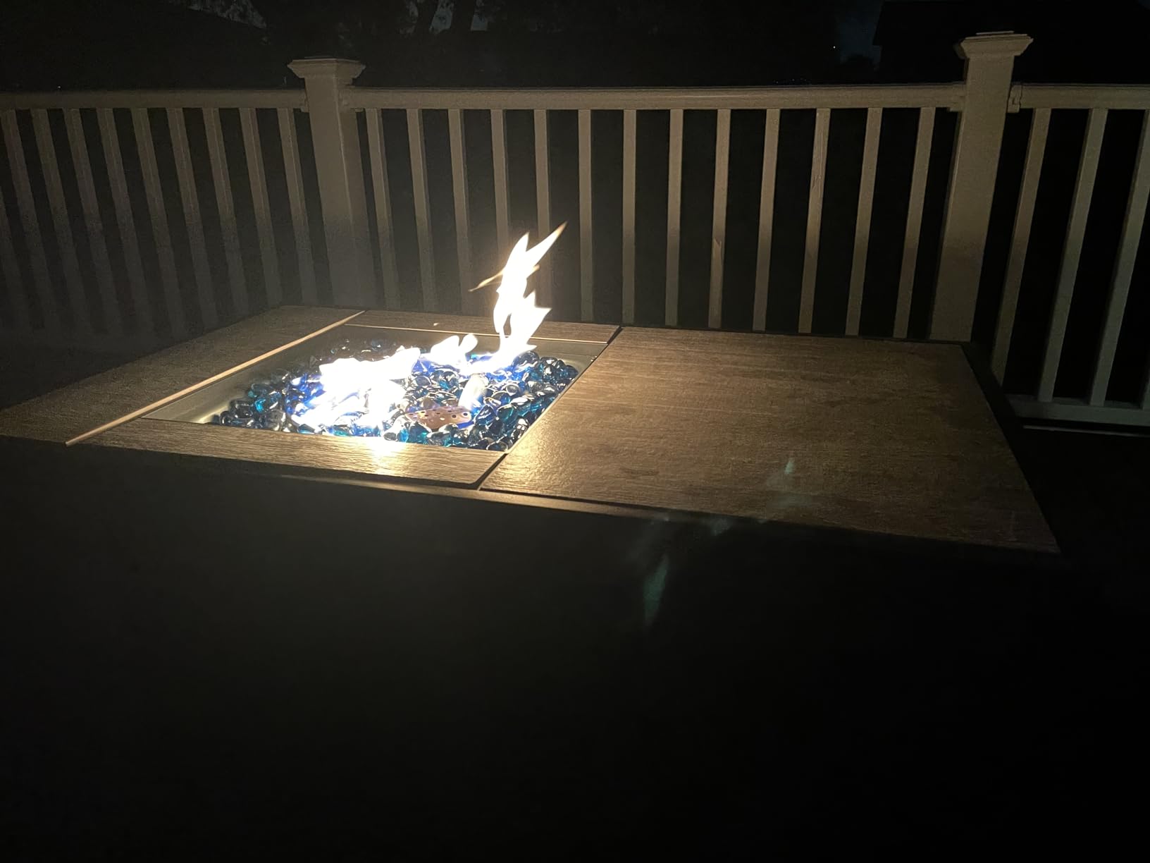 BALI OUTDOORS 42inch Propane Fire Pit Patio Outdoor Fire Pit Table Large customer photo 1