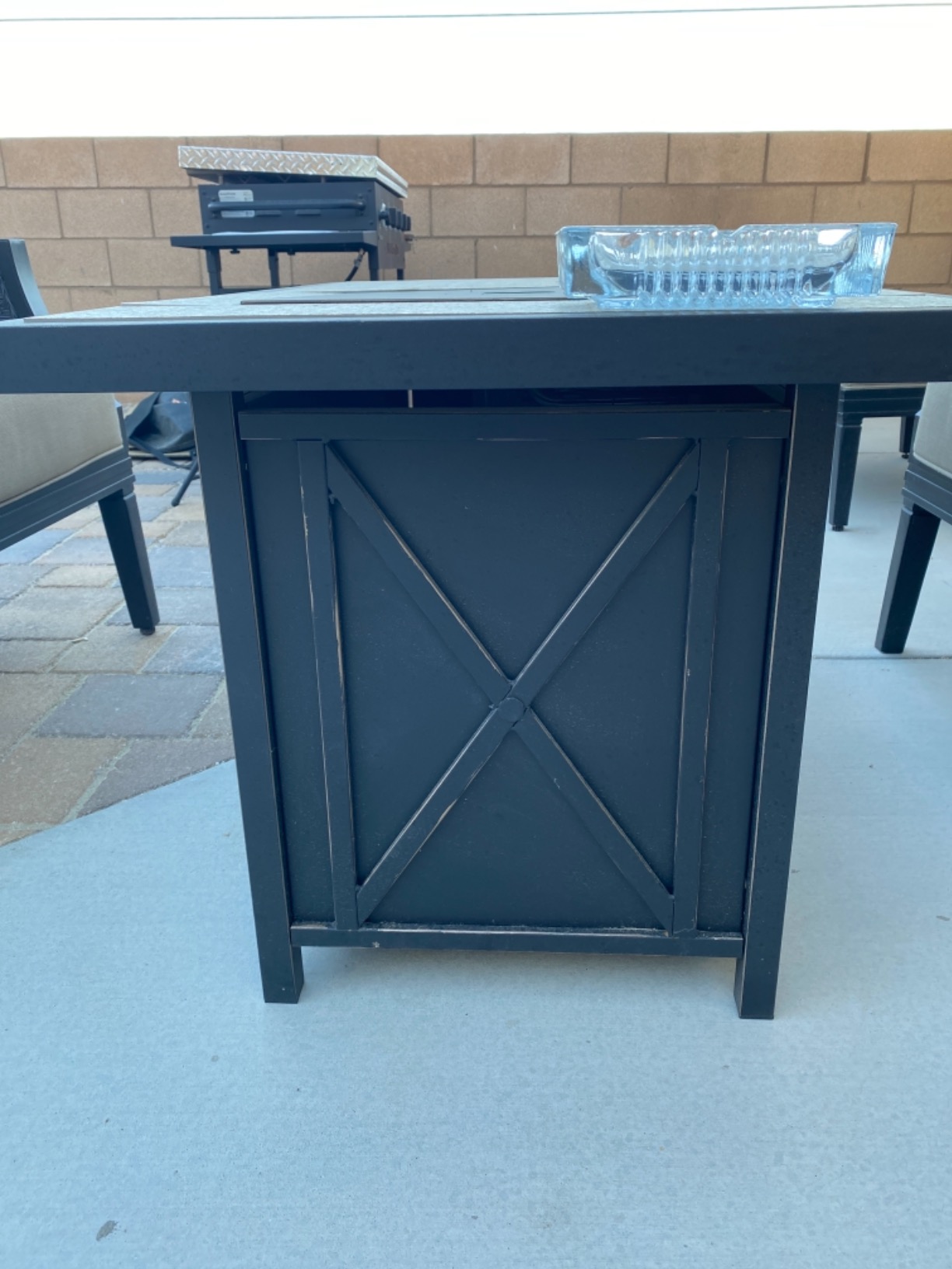 BALI OUTDOORS 42inch Propane Fire Pit Patio Outdoor Fire Pit Table Large customer photo 2