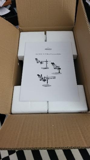 SWIFT Trinocular Stereo Zoom Microscope with 56-Bulb LED Ring Light,3.5X-90X Magnification,WF10X Eyepieces,0.7X-4.5X Zoom Objective, 0.5X 2.0X Additional Objectives,Table Pillar Stand customer photo 2
