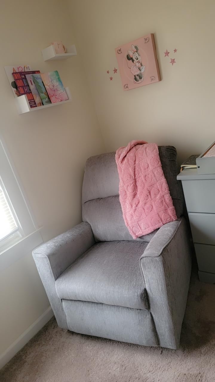 Signature Design by Ashley Manual Rocker Recliner Chair, Slate Gray customer photo 2