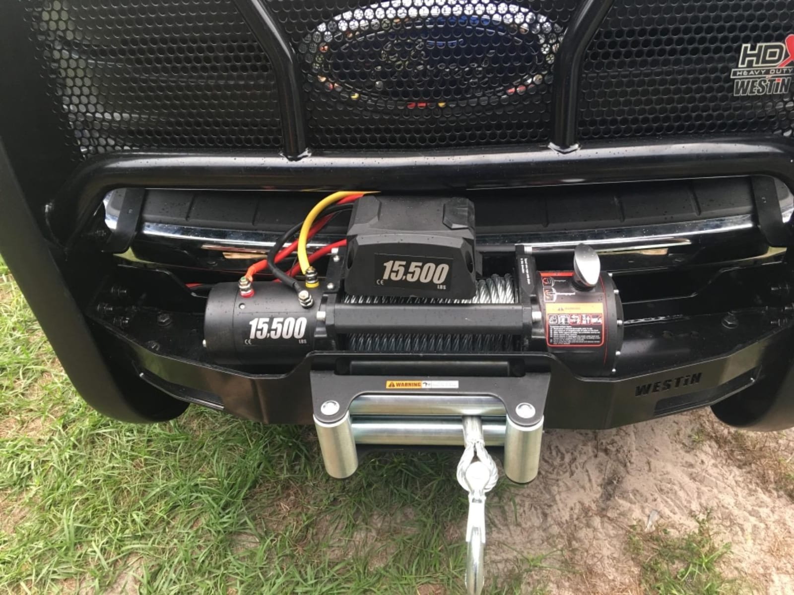 VEVOR 13,500 lb Electric, Truck Winch 12V DC 3/8 in x 80 ft Synthetic Rope Aluminum Fairlead Wireless & Wired Remote Control, 13500 lbs, IP55 Waterproof Towing for Off Road Jeep SUV Boat | For Off-Road, SUV, Jeep, Trailer, Boat and Towing, with Aluminum Fairlead, Wireless & Wired Remote Control, IP55 Waterproof customer photo 2