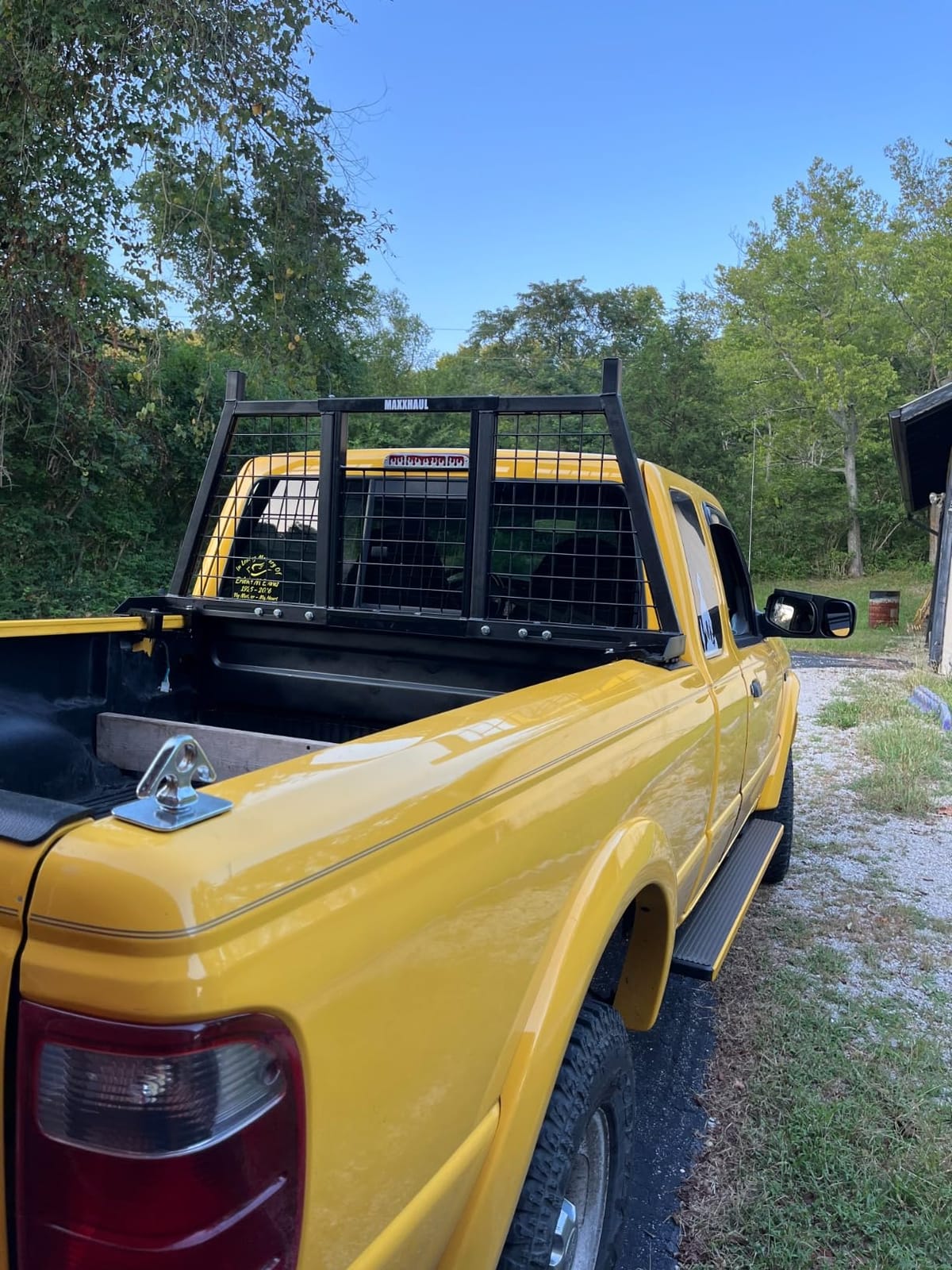 MaxxHaul Adjustable Truck Headache Rack - Fits 62