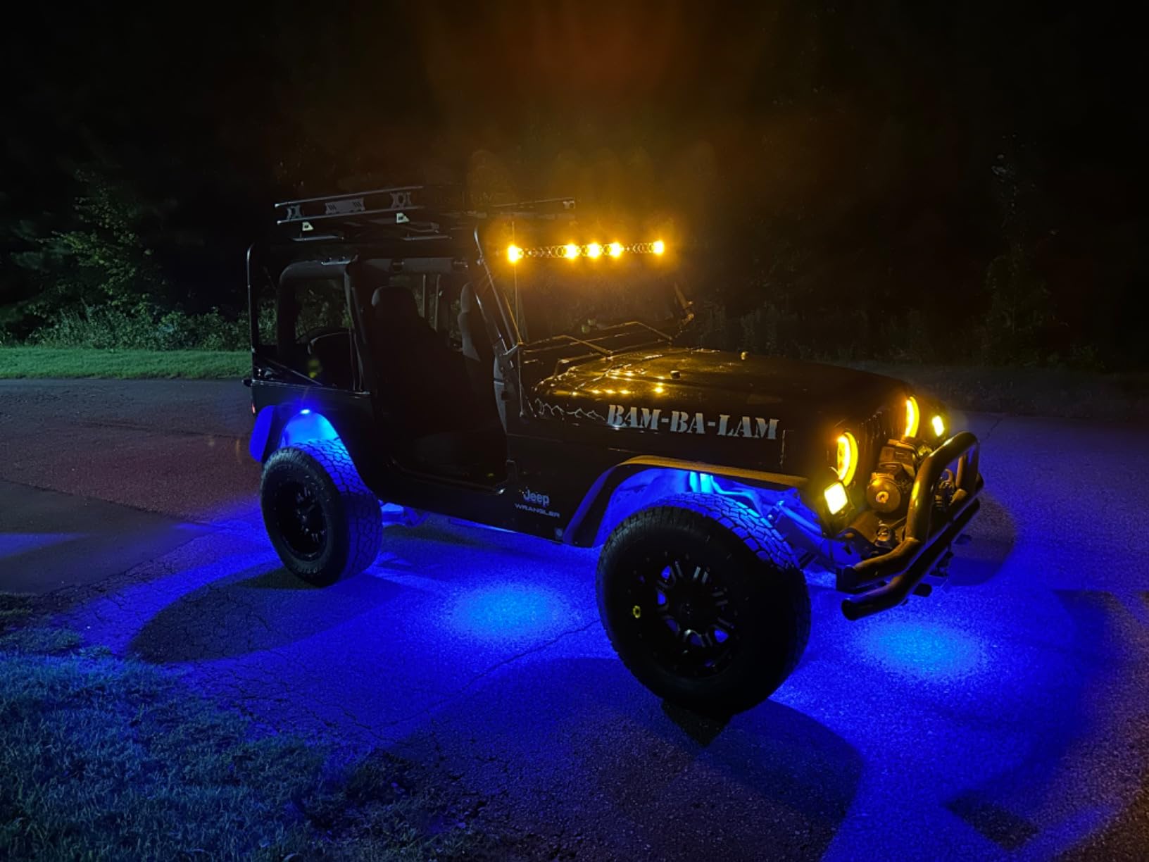 MICTUNING C2 Curved RGBW Rock Lights 8 Pods with Wiring Switch Kit customer photo 2