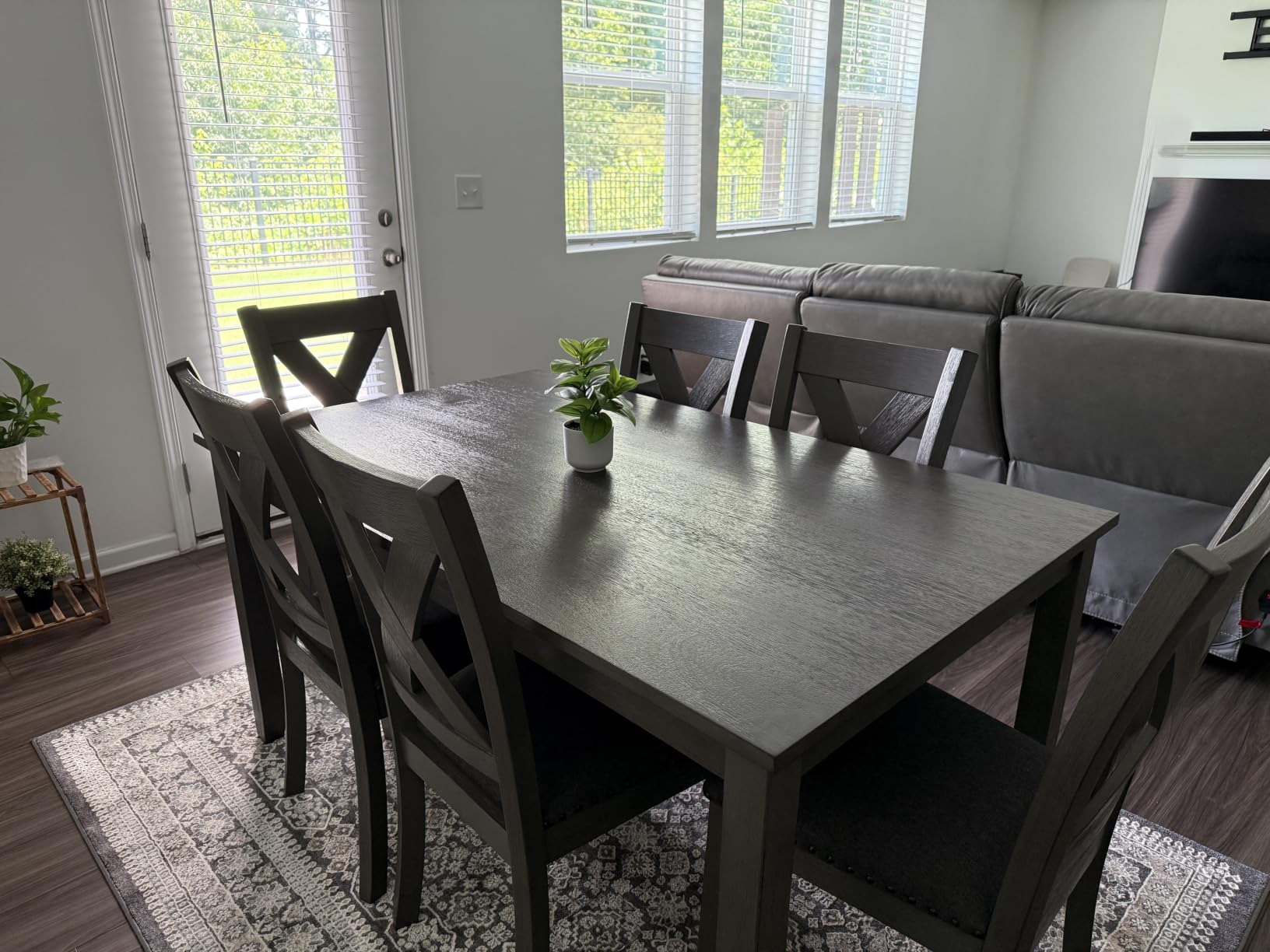 Signature Design by Ashley Caitbrook 7-Piece Dining Set, Gray Wash customer photo 1
