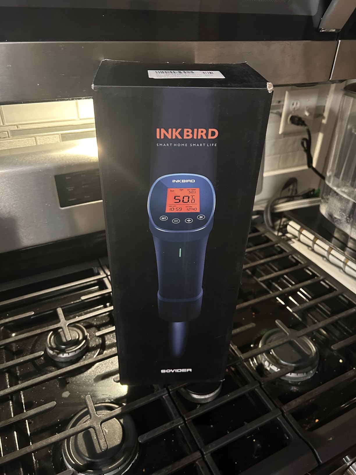 INKBIRD 2.4G Wifi Sous Vide Cooker ISV-200W 1000W Sous Vide w/APP Recipes,Remote Control Immersion Circulator with Free APP, Timer Alarm Mobile Notification 3D Water Fast Heating, Ultra-Quiet customer photo 2