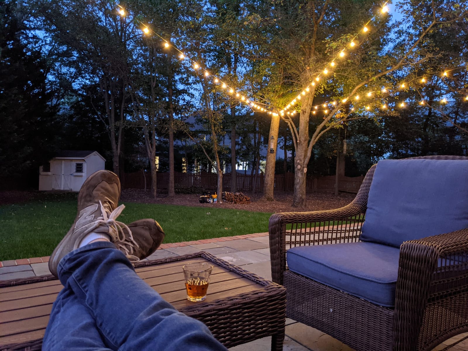 100ft 2-Pack Outdoor String Lights, G40 LED Globe Waterproof Patio Lights customer photo 2