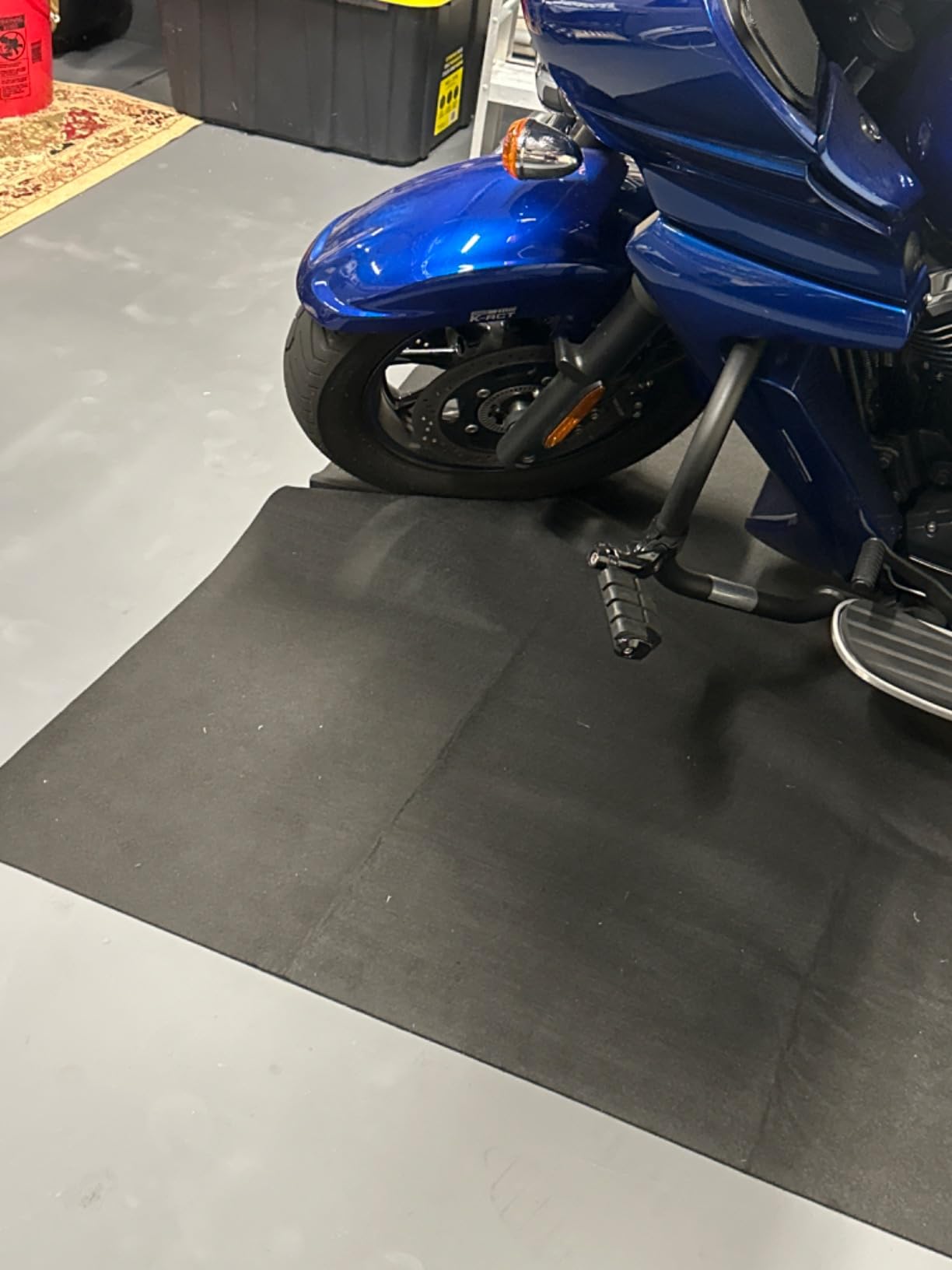 AiBOB Oil Spill Mat, Garage Floor Mat Under Car, 6ft X 8 ft, Waterproof Backing Absorbent Pad Protects Floor, Durable, Reusable, Black customer photo 2