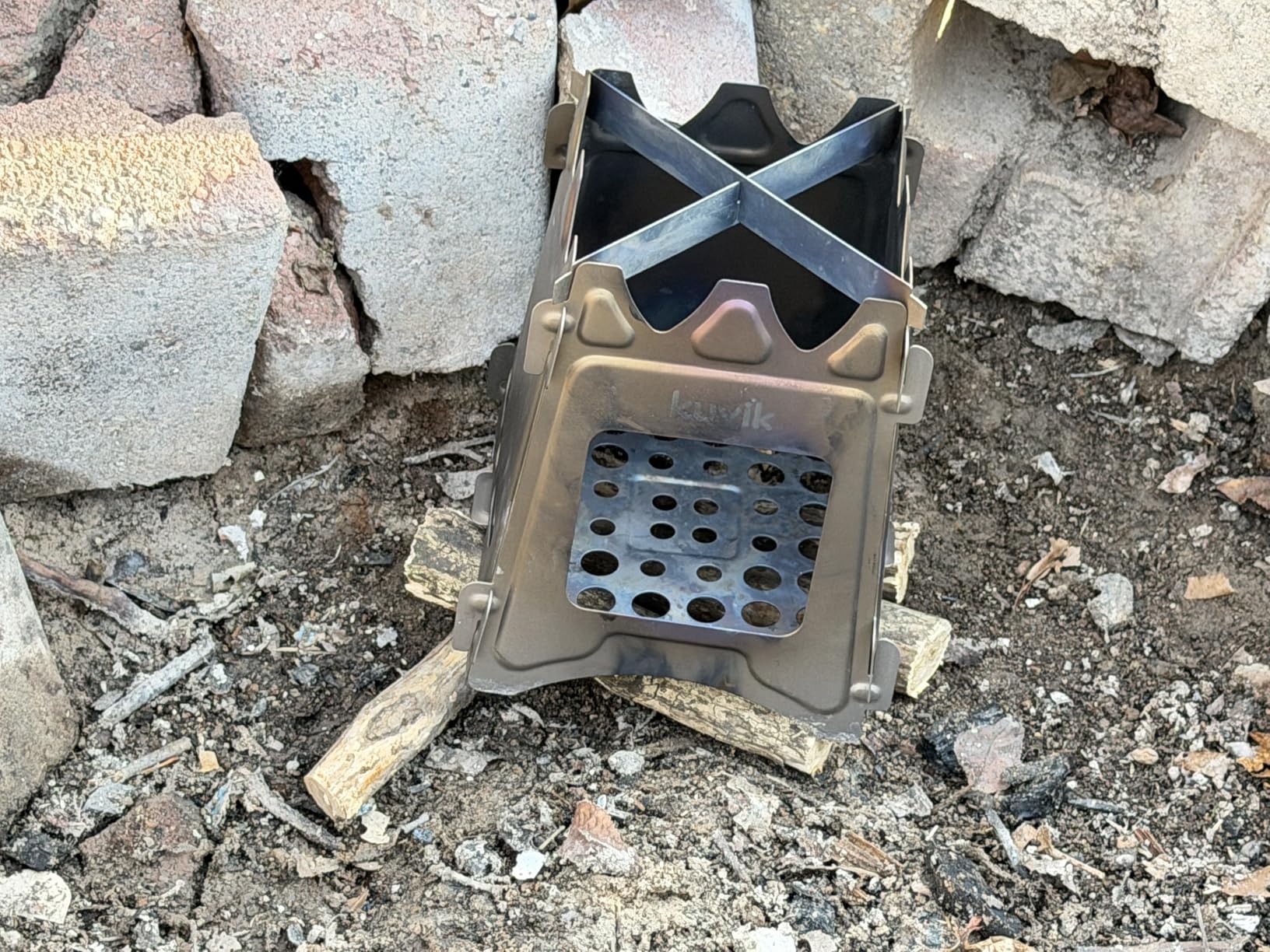Kuvik Titanium Wood Stove - Ultralight and Compact Stove for Backpacking customer photo 1