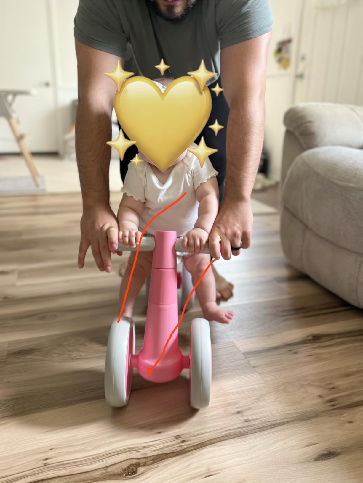 SEREED Baby Balance Bike for 1 Year Old Boy Girl, First Birthday Gift Toy customer photo 1