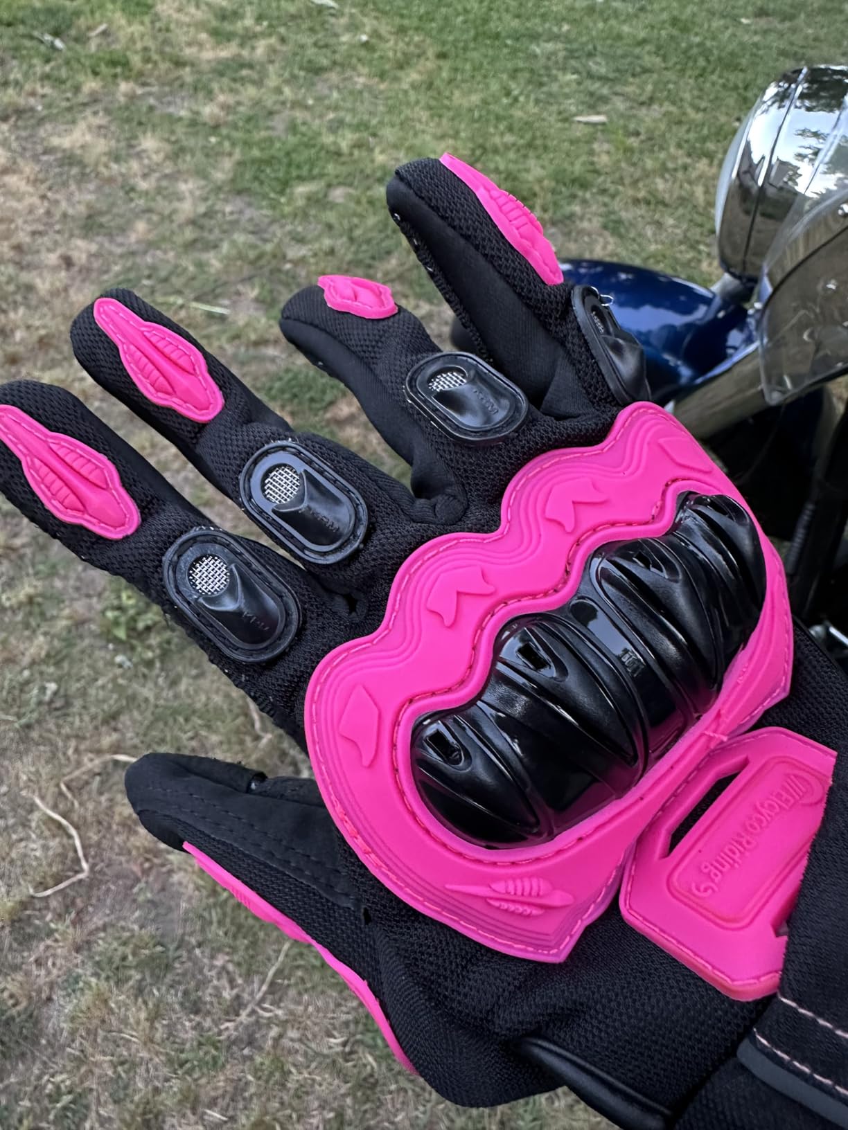 Motorcycle Gloves for Women Touch Screen Summer Motorbike Dirt Bike Full Finger Gloves Road Racing, Cycling, Climbing Motocross customer photo 1