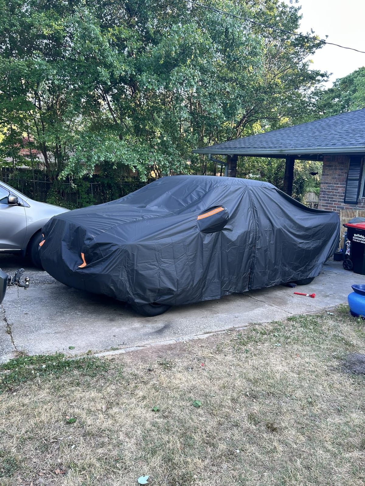 NEVERLAND Car Cover Waterproof All Weather for Sedan 183''L x 70''W x 59''H customer photo 1